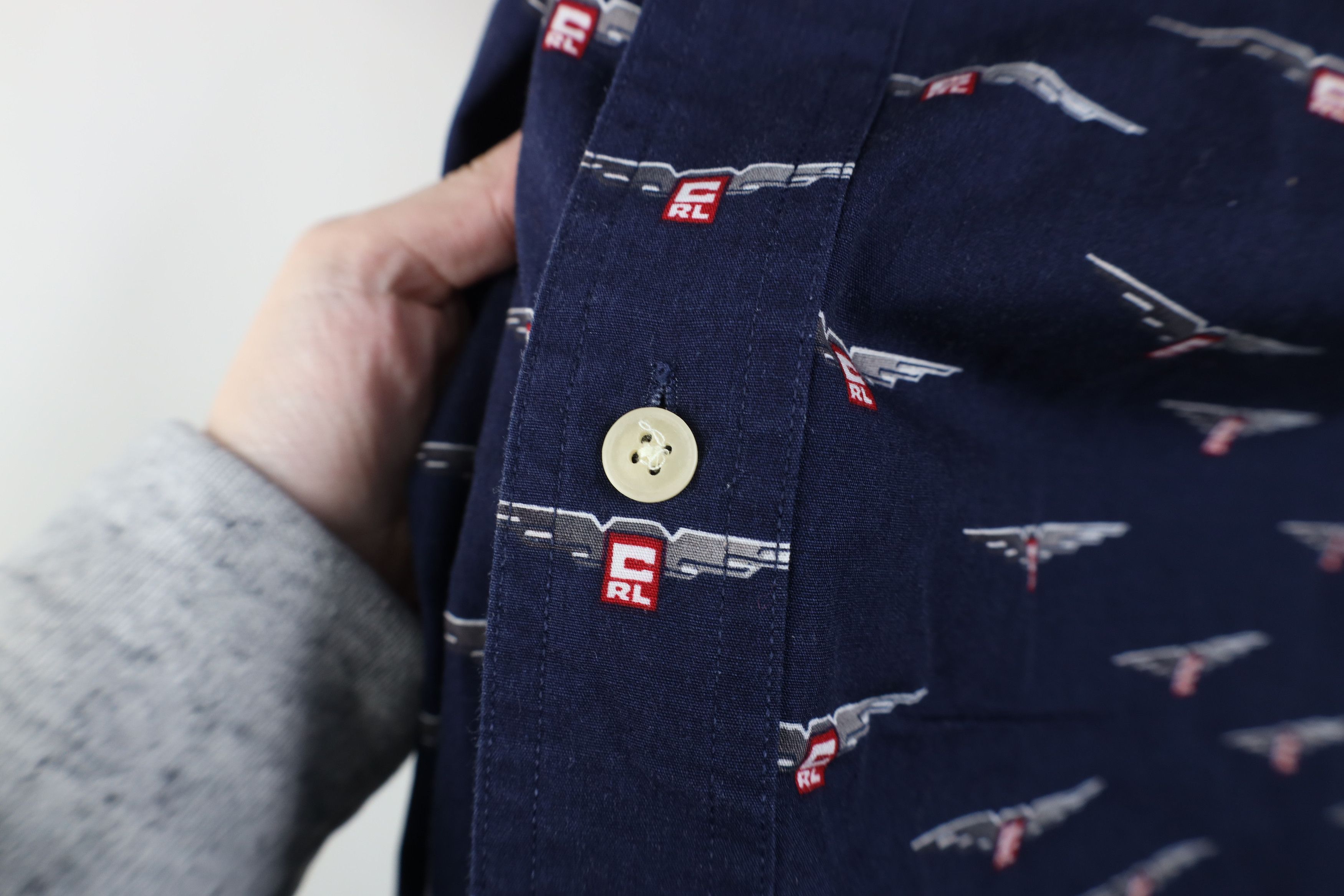 Ralph Lauren Vintage 90s Chaps Ralph Lauren All Over Print Button Shirt Size US L / EU 52-54 / 3 - 6 Thumbnail