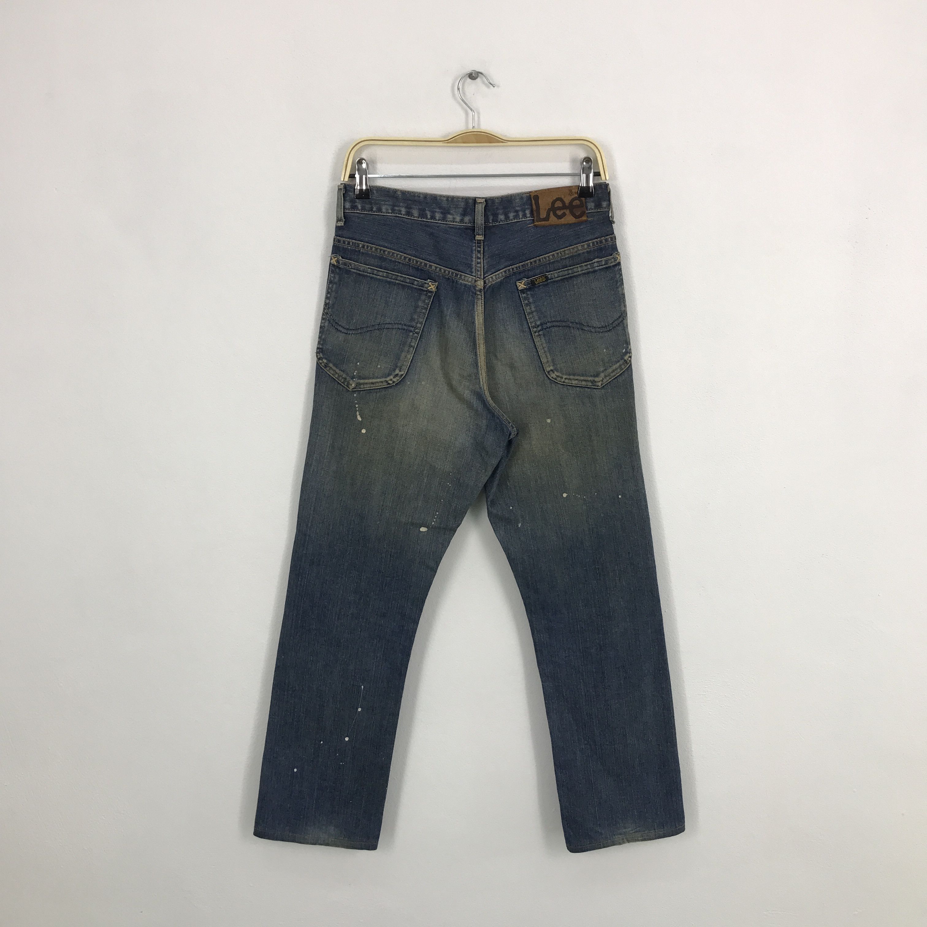 Japanese Brand × Lee Denim Blue faded Lee Japan Rusty style Denim Jeans pants Size US 29 - 4 Thumbnail