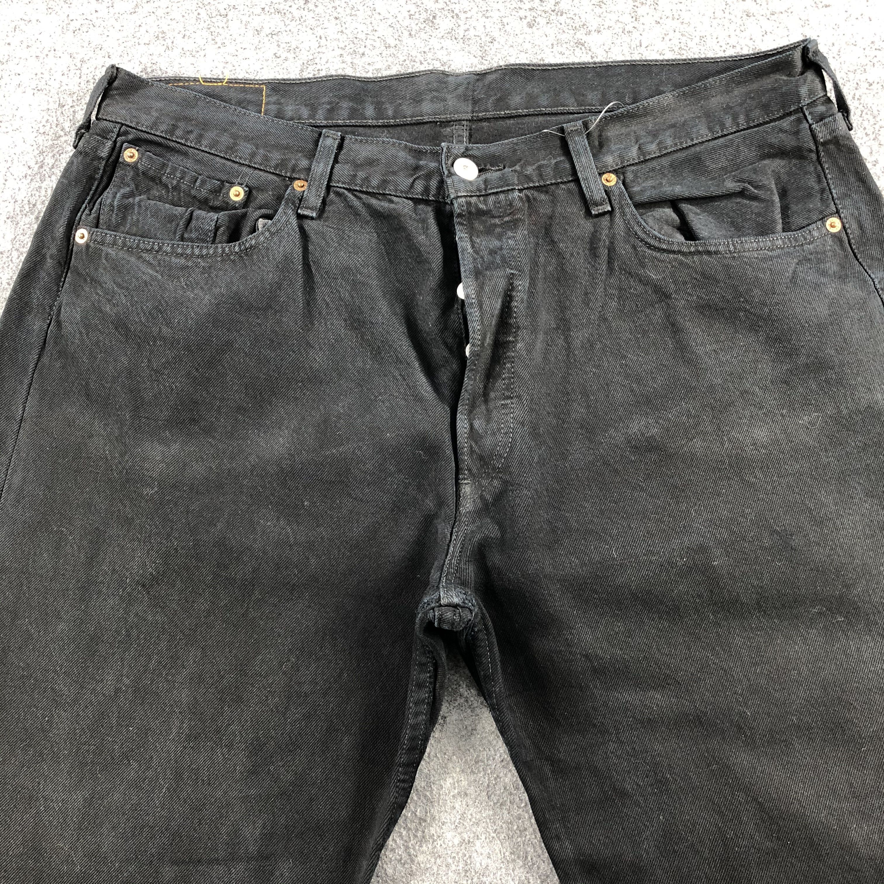 Levi's Vintage 90s Distress Levis 501 Jeans-J1405 Size US 39 - 3 Thumbnail