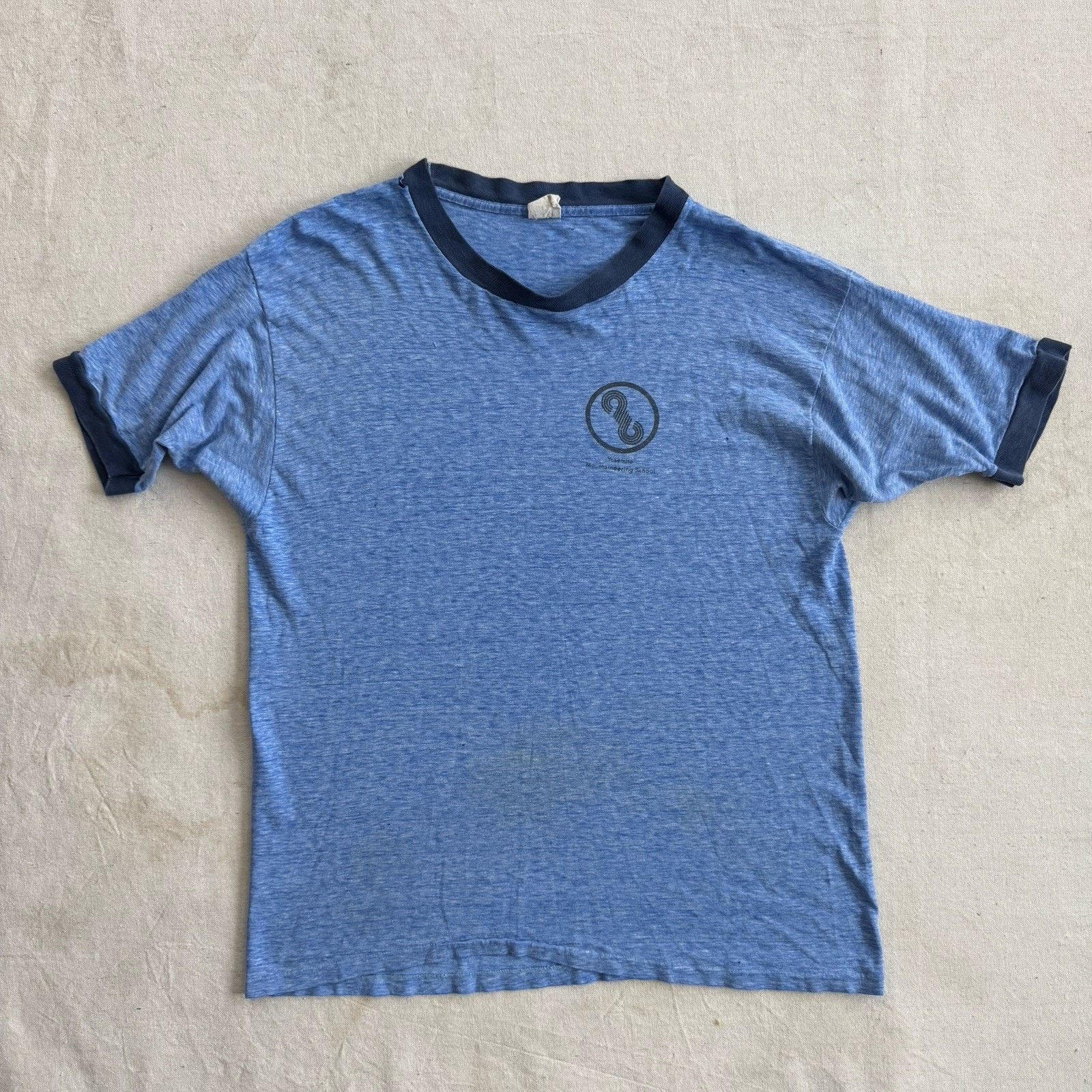 Vintage Vintage Go Climb A Rock Ringer Shirt Yosemite Mayo Spruce Size US XL / EU 56 / 4 - 4 Thumbnail