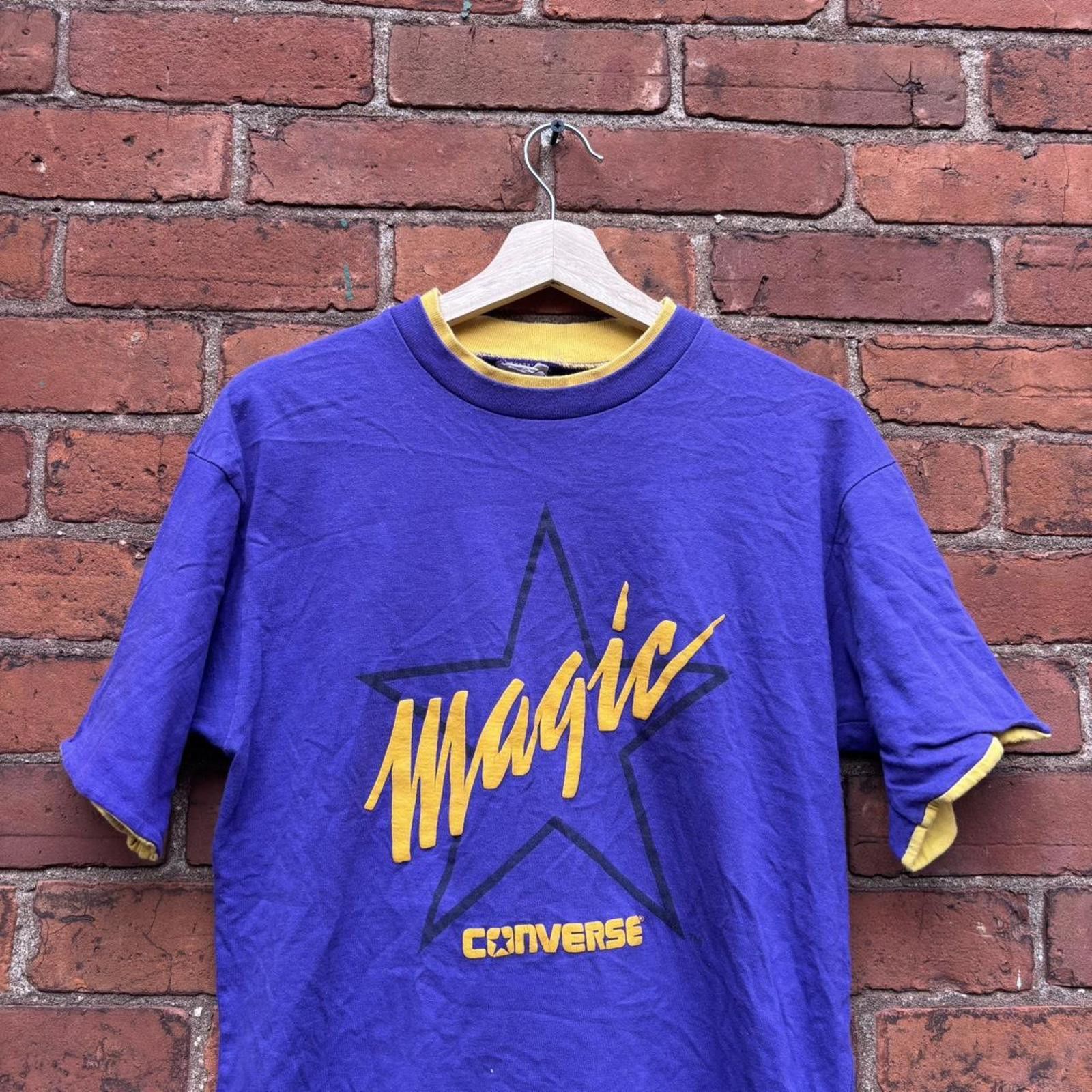 Converse vintage converse magic johnston t shirt 80s M Size US M / EU 48-50 / 2 - 2 Thumbnail