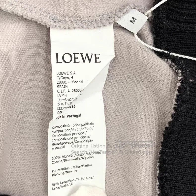 Loewe Loewe Contrast Logo Embroidered Cotton Long Sleeve Sweatsh Size M / US 6-8 / IT 42-44 - 6 Thumbnail