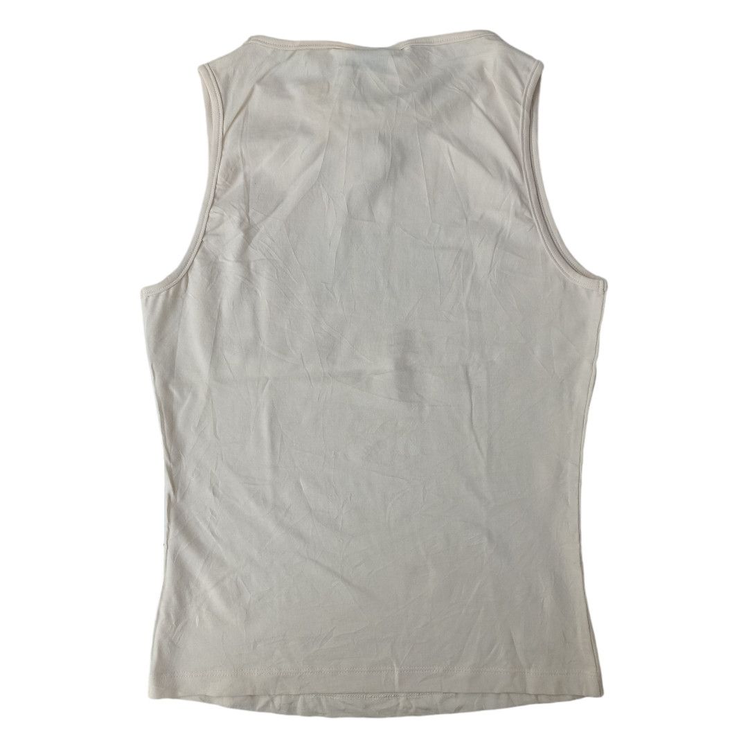 Versace × Versace Jeans Couture Vintage Y2K Versace Rhinestone Tank Top Size S / US 4 / IT 40 - 2 Thumbnail