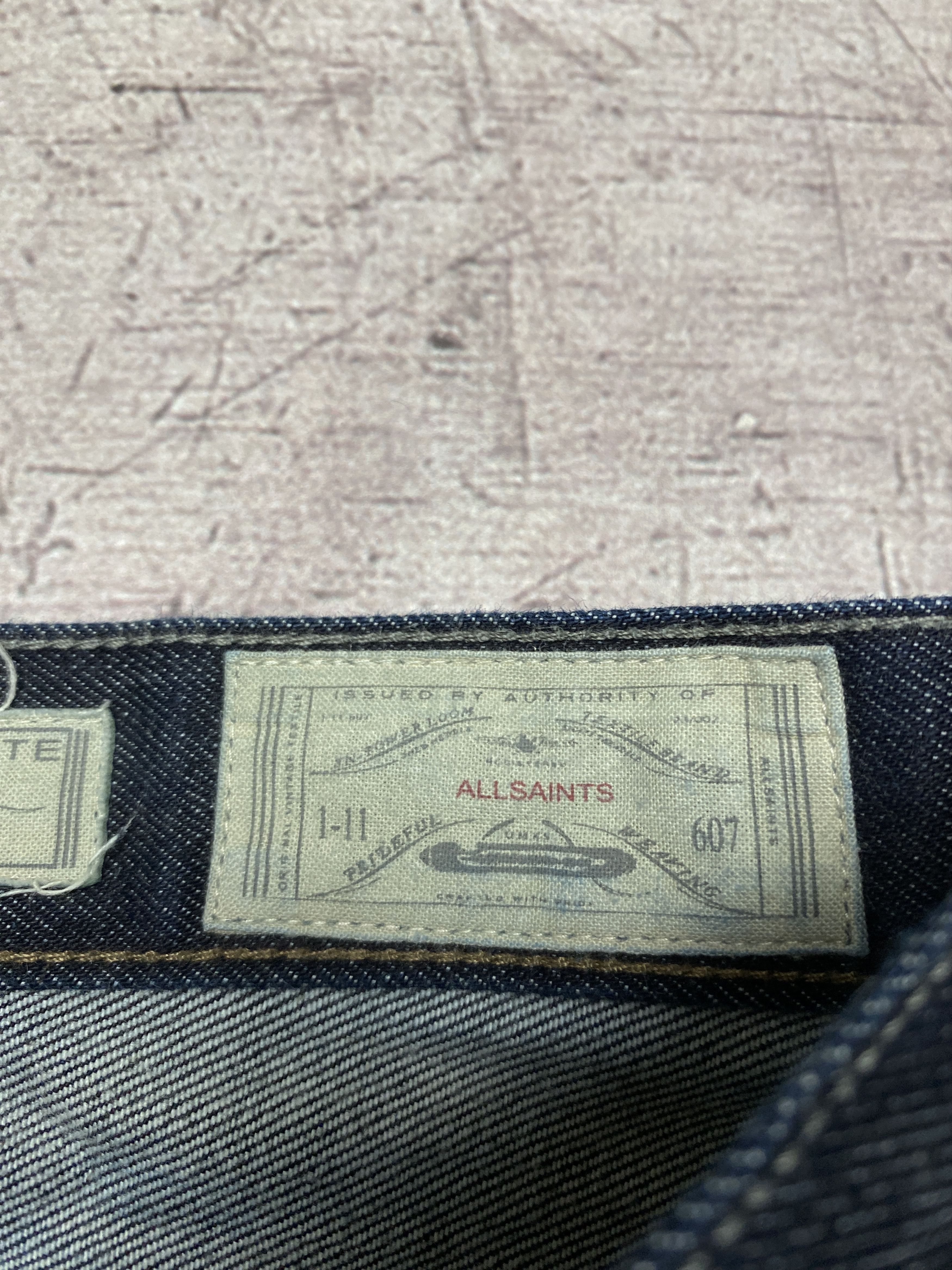 Allsaints × Vintage Allsaints Mens Clift Cigarette Denim Pants Jeans Size US 34 / EU 50 - 5 Thumbnail