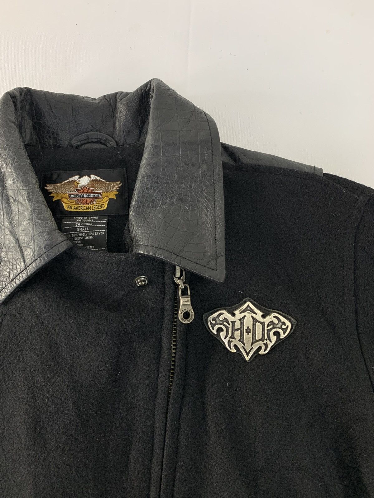 Harley Davidson Harley Davidson Biker Outer Leather Side Zip Quilt Inner Size US S / EU 44-46 / 1 - 4 Thumbnail