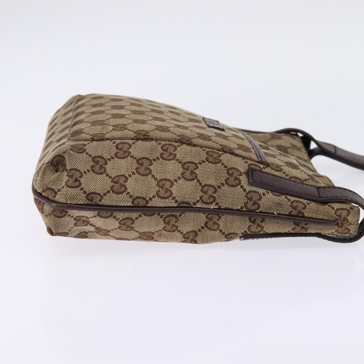 Gucci GUCCI GG Canvas Shoulder Bag Beige Silver Size ONE SIZE - 5 Thumbnail