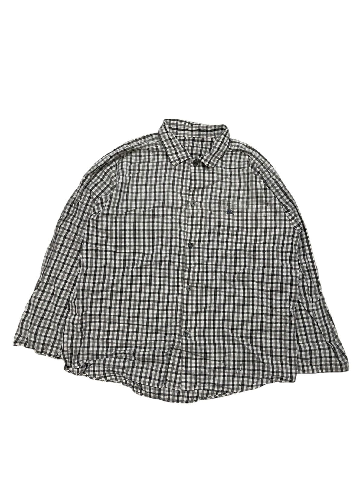 Burberry Vintage Burberry Checkered Button Up Shirt Size US L / EU 52-54 / 3 - 1 Thumbnail