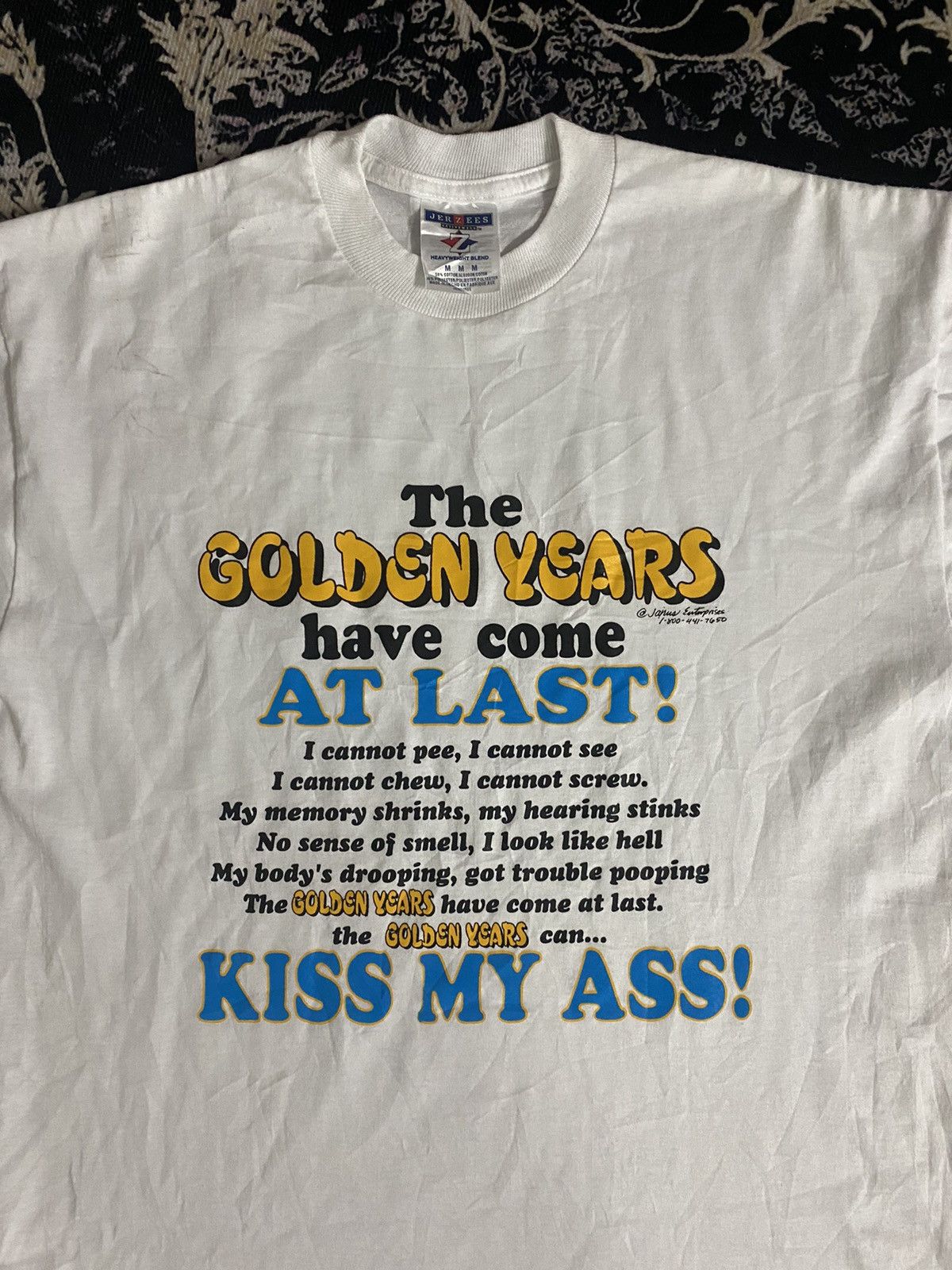 Jerzees × Vintage Vintage 1998 Kiss my ass Golden Years🚀 Size US M / EU 48-50 / 2 - 3 Thumbnail