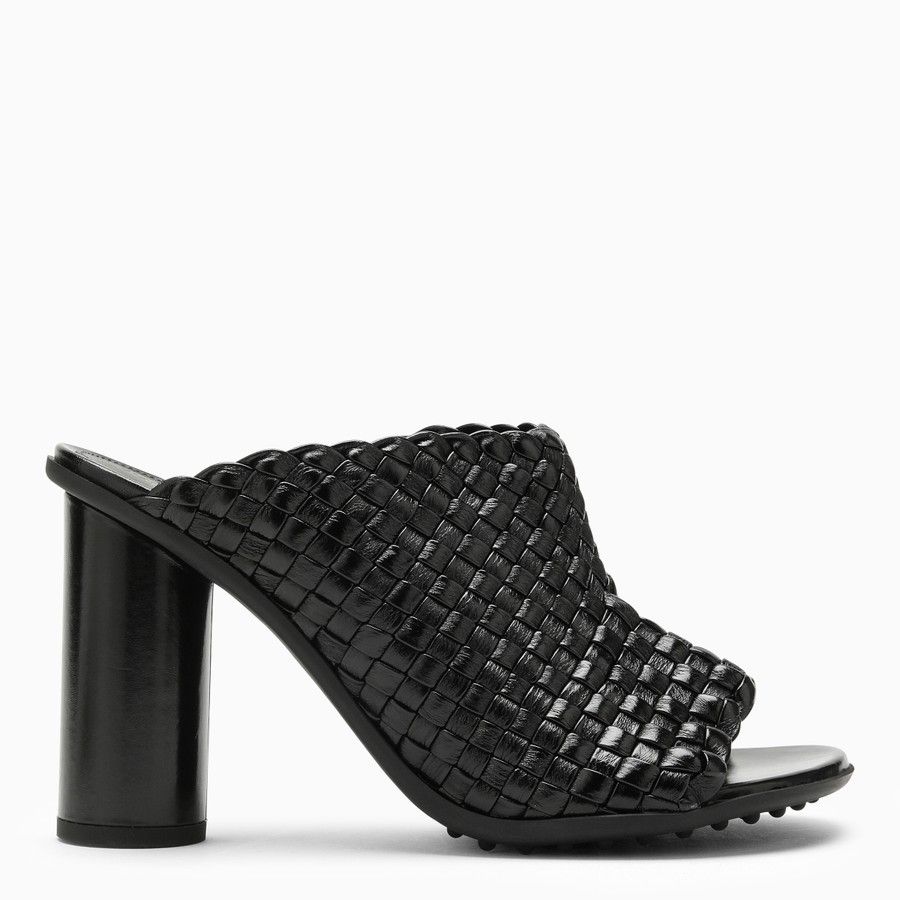 Bottega Veneta o1d2blof0824 Mules in Black Size US 9 / IT 39 - 1 Thumbnail