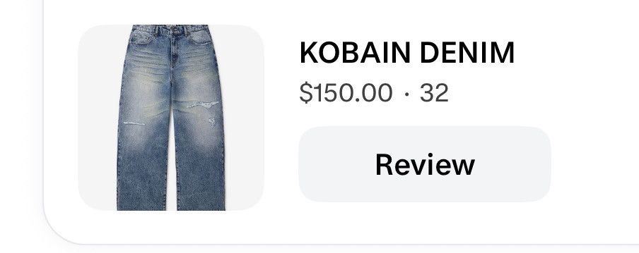 Vale Vale Kobain Denim Size US 32 / EU 48 - 2 Thumbnail