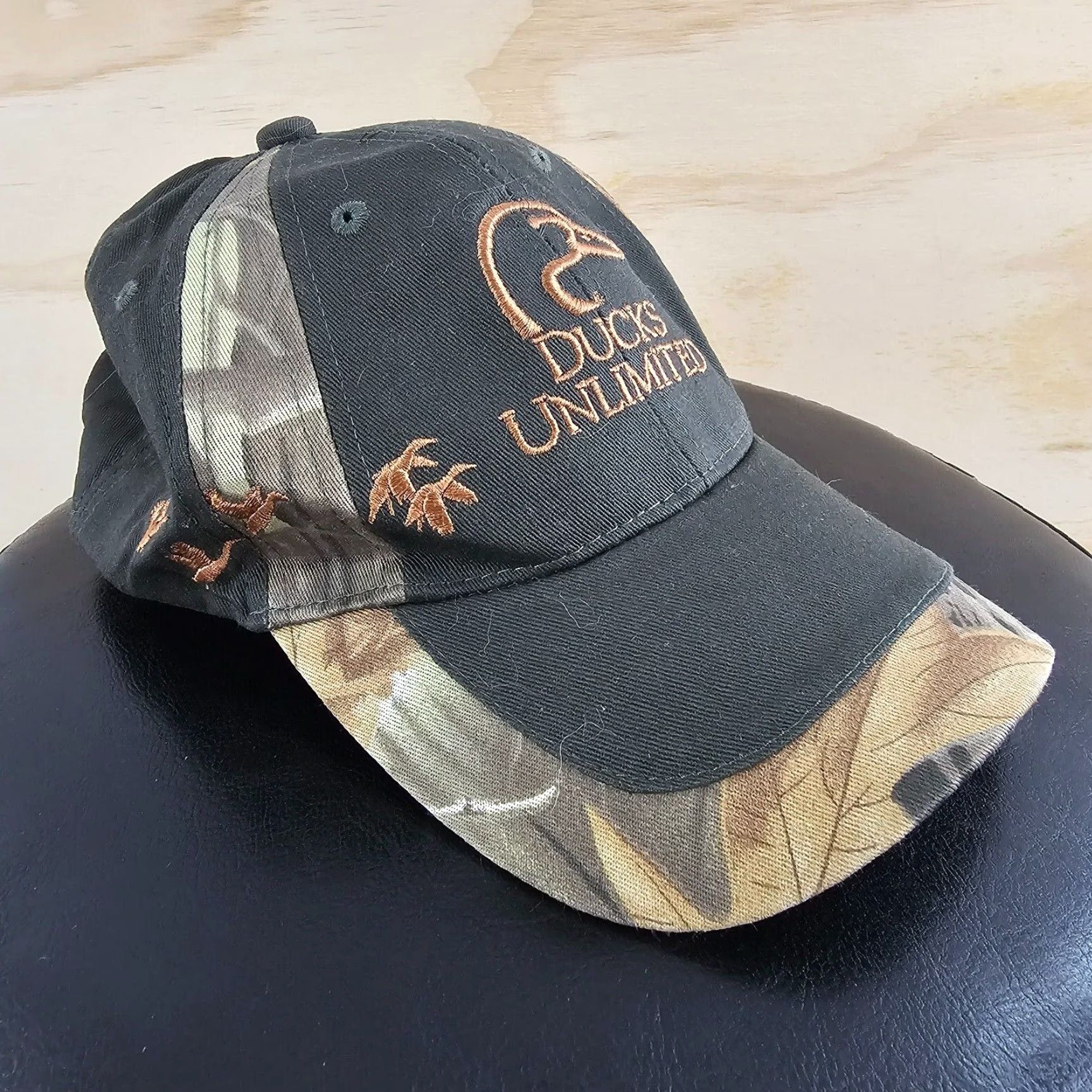 Vintage Ducks Unlimited Camo Baseball Cap Mens One Size Adjustable Hunting Outdoor Hat Size ONE SIZE - 2 Thumbnail