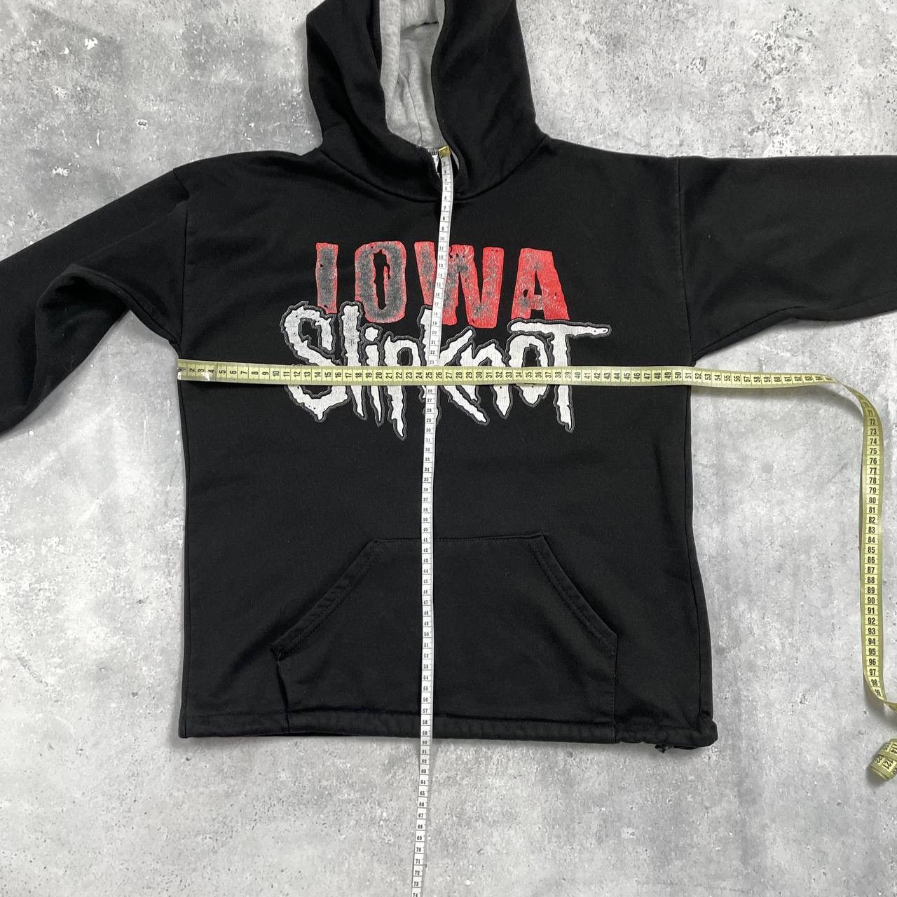 Slipknot Vintage 2000s Slipknot IOWA UK Bootleg Hoodie Faded Black XS Size US XS / EU 42 / 0 - 3 Thumbnail