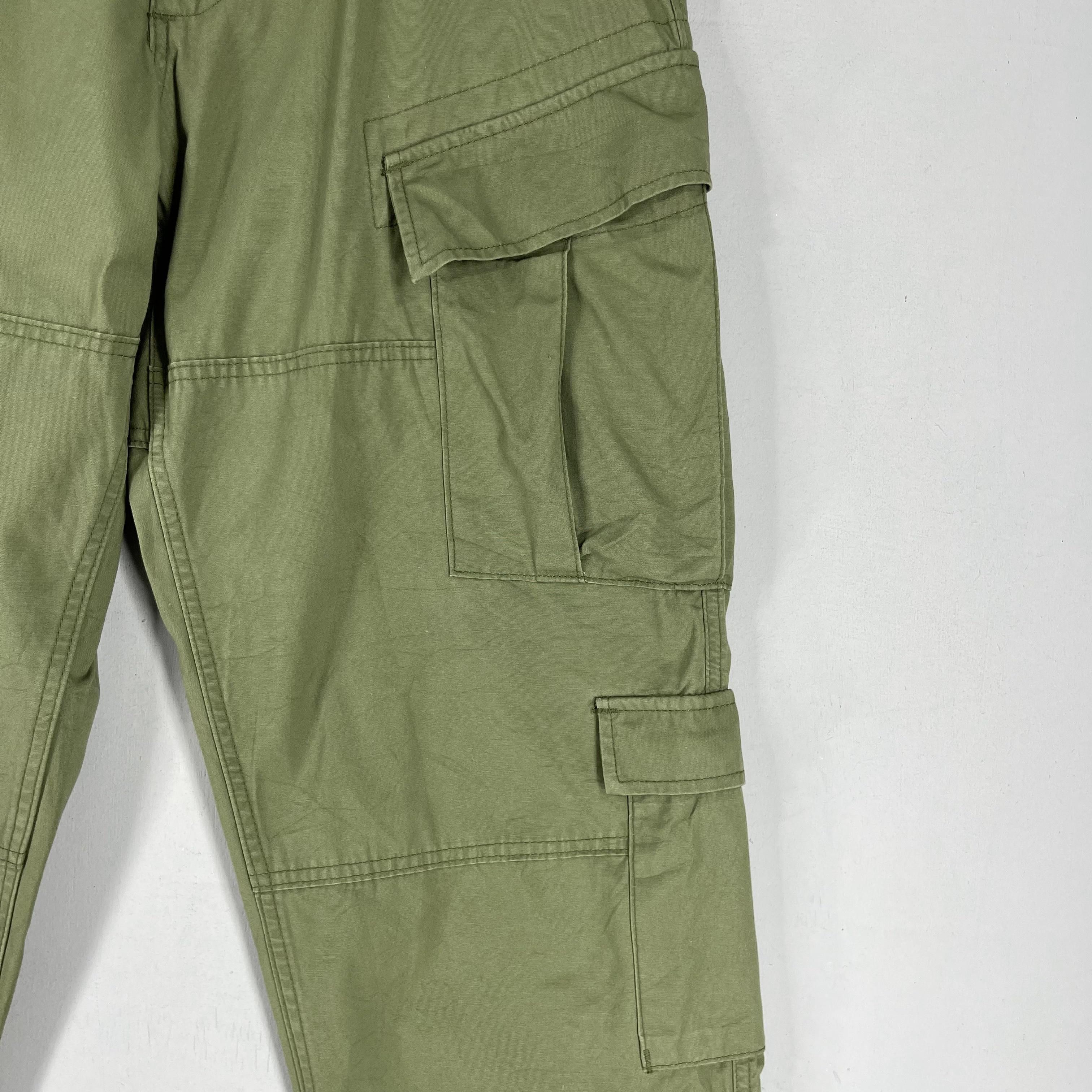 Alpha Industries × Vintage Vintage Alpha Industries Parachute Baggy Style Cargo Pant Size US 35 - 5 Thumbnail