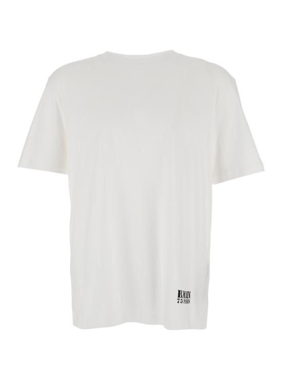 Balmain BALMAIN Men Tops FH1EG000BD04GAB White Size US XL / EU 56 / 4 - 1 Thumbnail