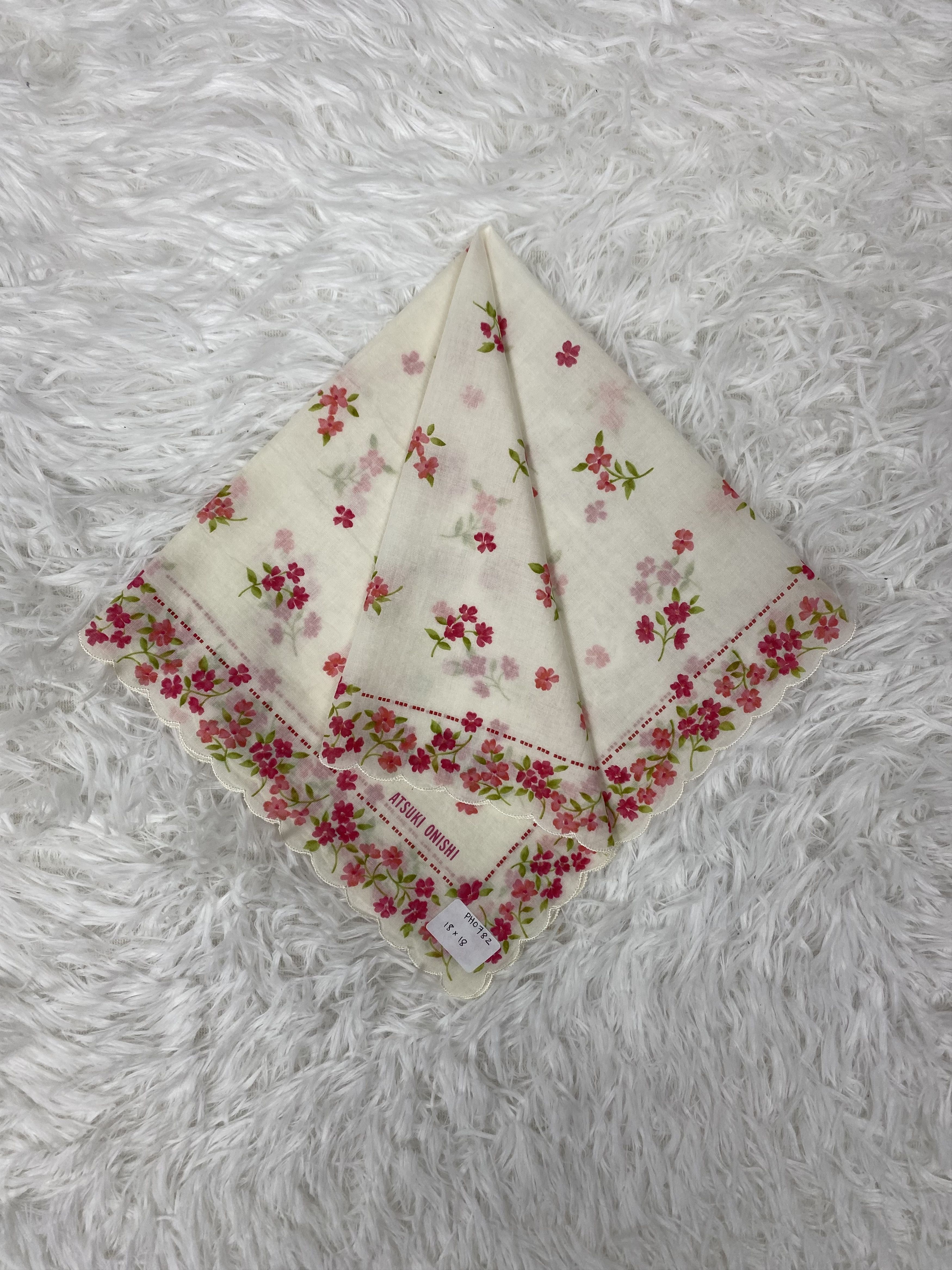 Japanese Brand × Vintage Vintage Atsuki Onishi Handkerchief Neckerchief PH0782 Size ONE SIZE - 1 Thumbnail