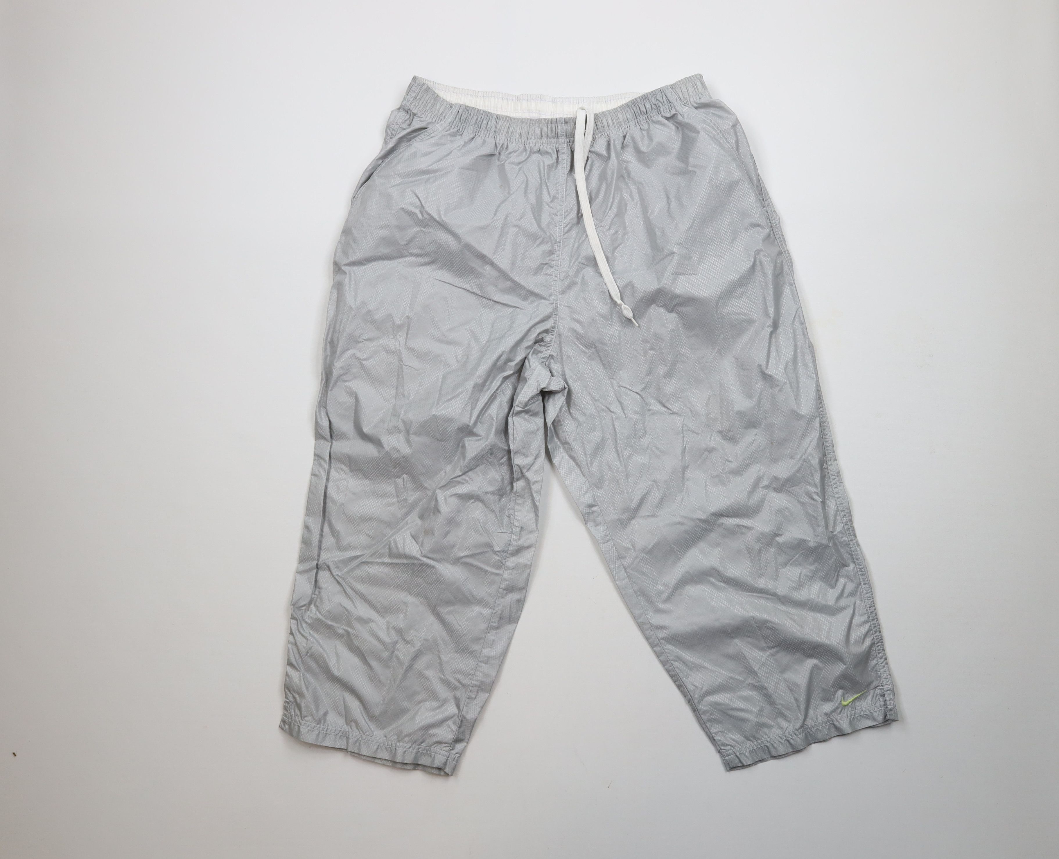 Nike × Vintage Vintage 90s Y2K Nike Mini Swoosh Windbreaker Carpis Pants Size 32" / US 10 / IT 46 - 1 Thumbnail