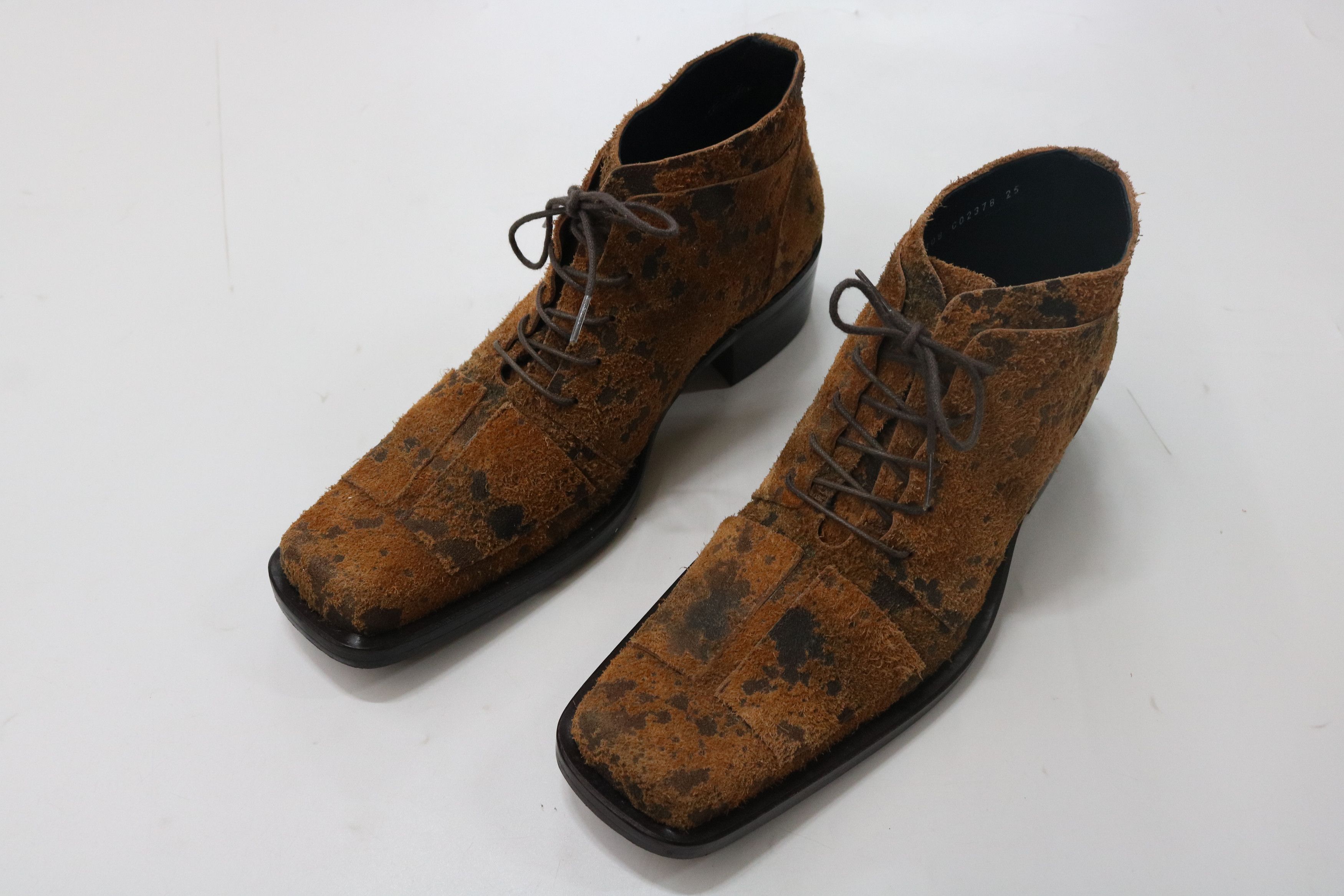 Other WHOOP DE DOO Square Toe Suede Boots Size US 7 / EU 40 - 3 Thumbnail
