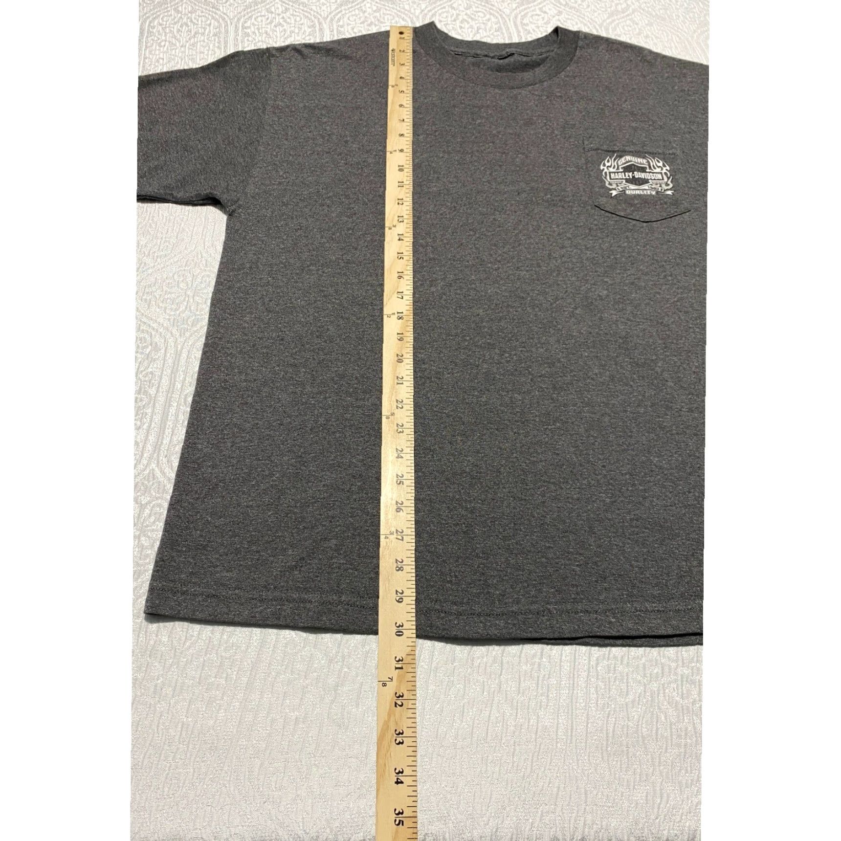 Harley Davidson Harley-Davidson Graphic T-Shirt Joliet Illinois Charcoal Gray Mens XL Crew Neck Short Sleeve Logo Jersey Cotton USA Graphic Print Size US XL / EU 56 / 4 - 5 Thumbnail