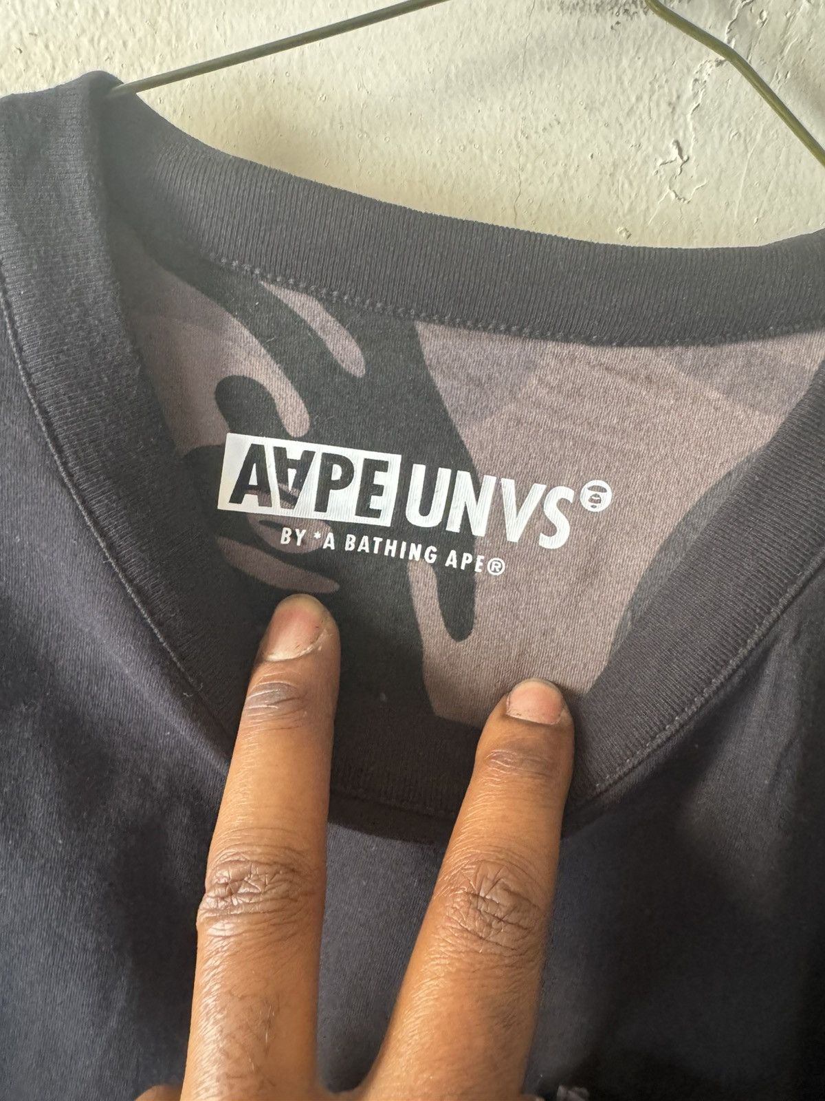 Aape AAPE/BAPE reversible tee Size US XL / EU 56 / 4 - 8 Thumbnail