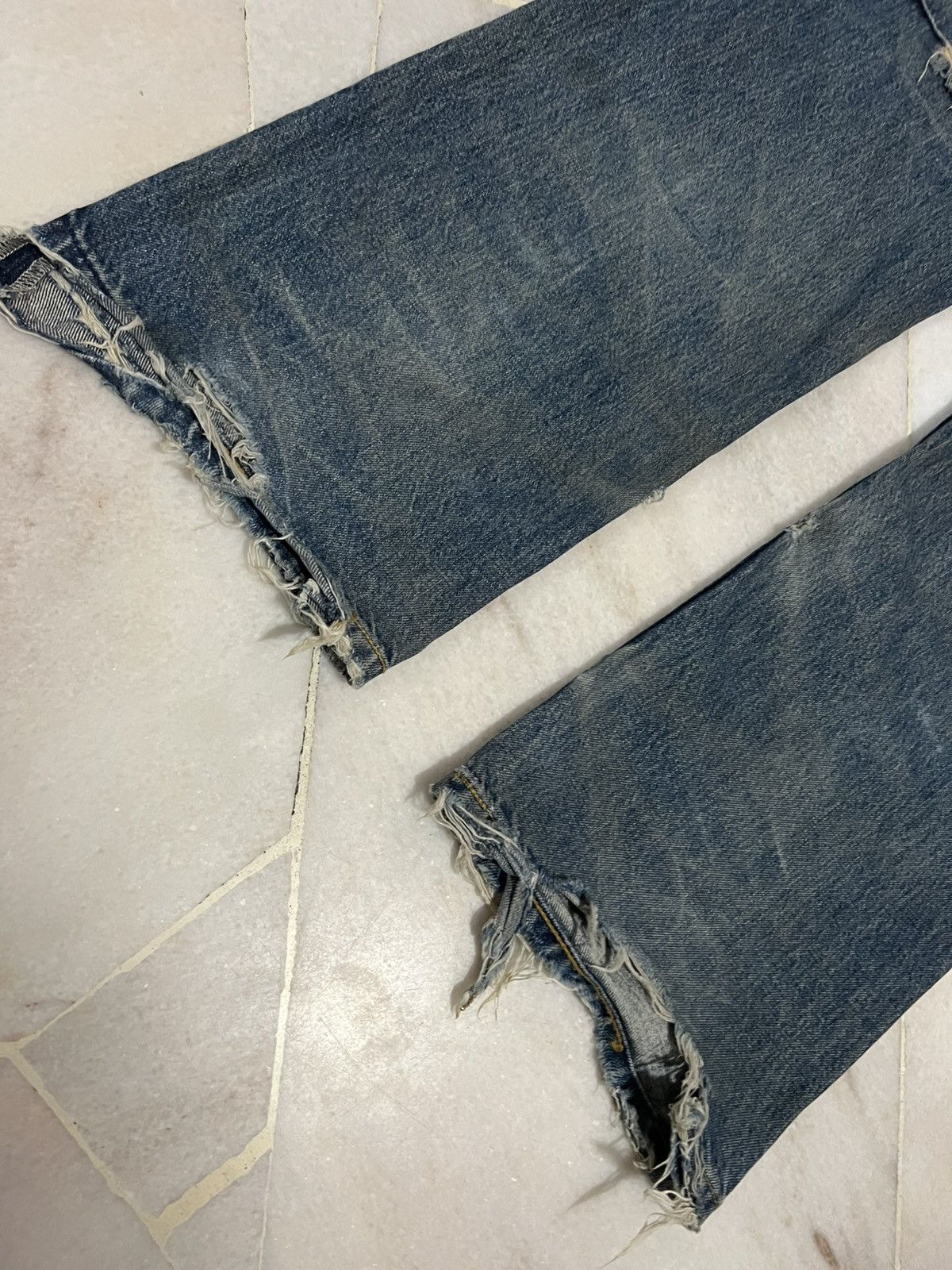 Hysteric Glamour × If Six Was Nine × Japanese Brand 🌈90’s union made sacrifice Distress mud Wash Jean Japan Size US 39 - 12 Thumbnail