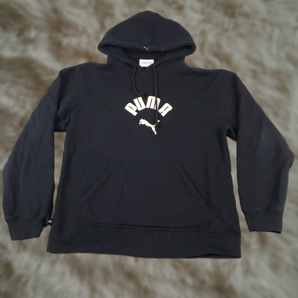 Puma VINTAGE PUMA Hoodie Pullover Mens Small Black Casual All Seasons Sports Size US S / EU 44-46 / 1 - 1 Thumbnail