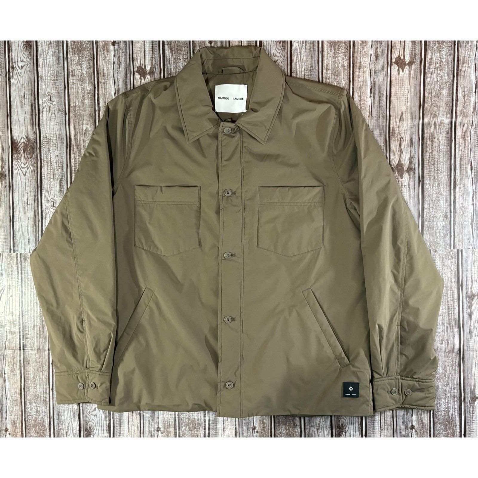 Samsoe Samsoe SAMSOE SAMSOE Sapally shirt jacket size XL color canteen NWT Size US XL / EU 56 / 4 - 1 Thumbnail