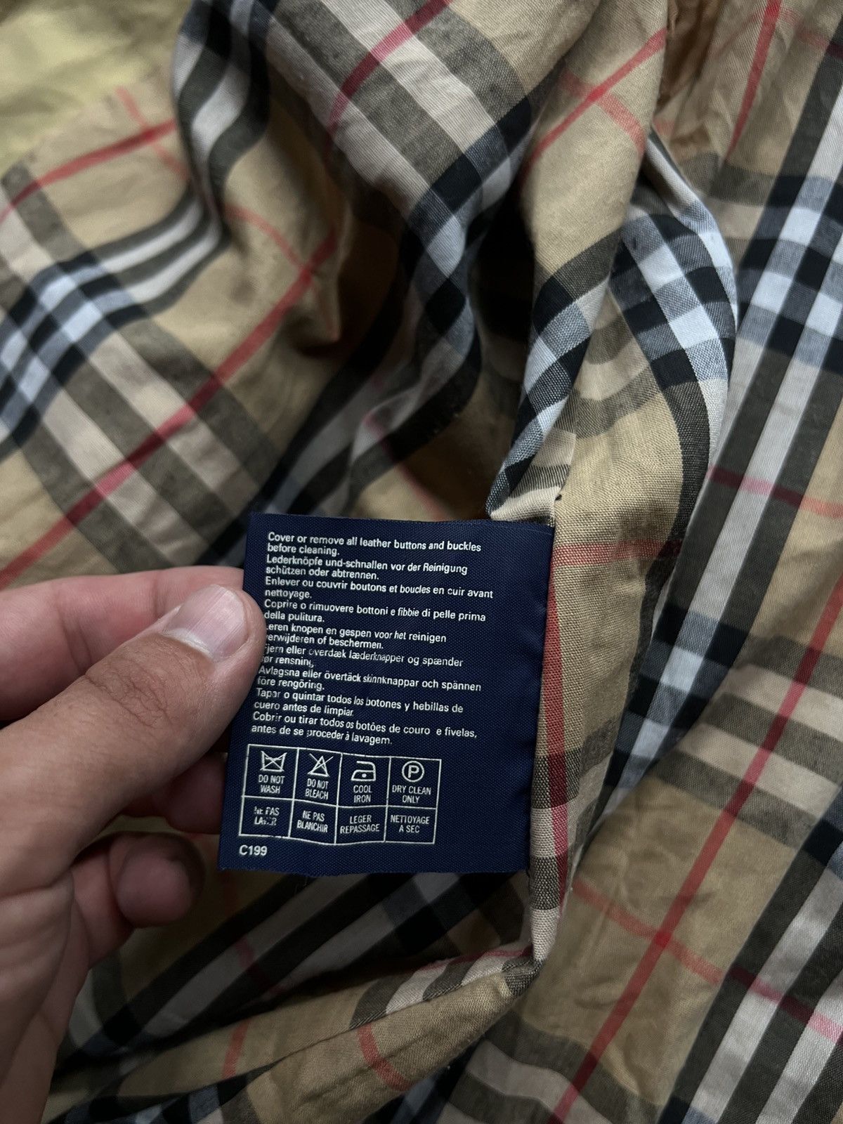 Burberry BURBERRY TRENCH COAT NOVA CHECK RARE VINTAGE Size US L / EU 52-54 / 3 - 6 Thumbnail