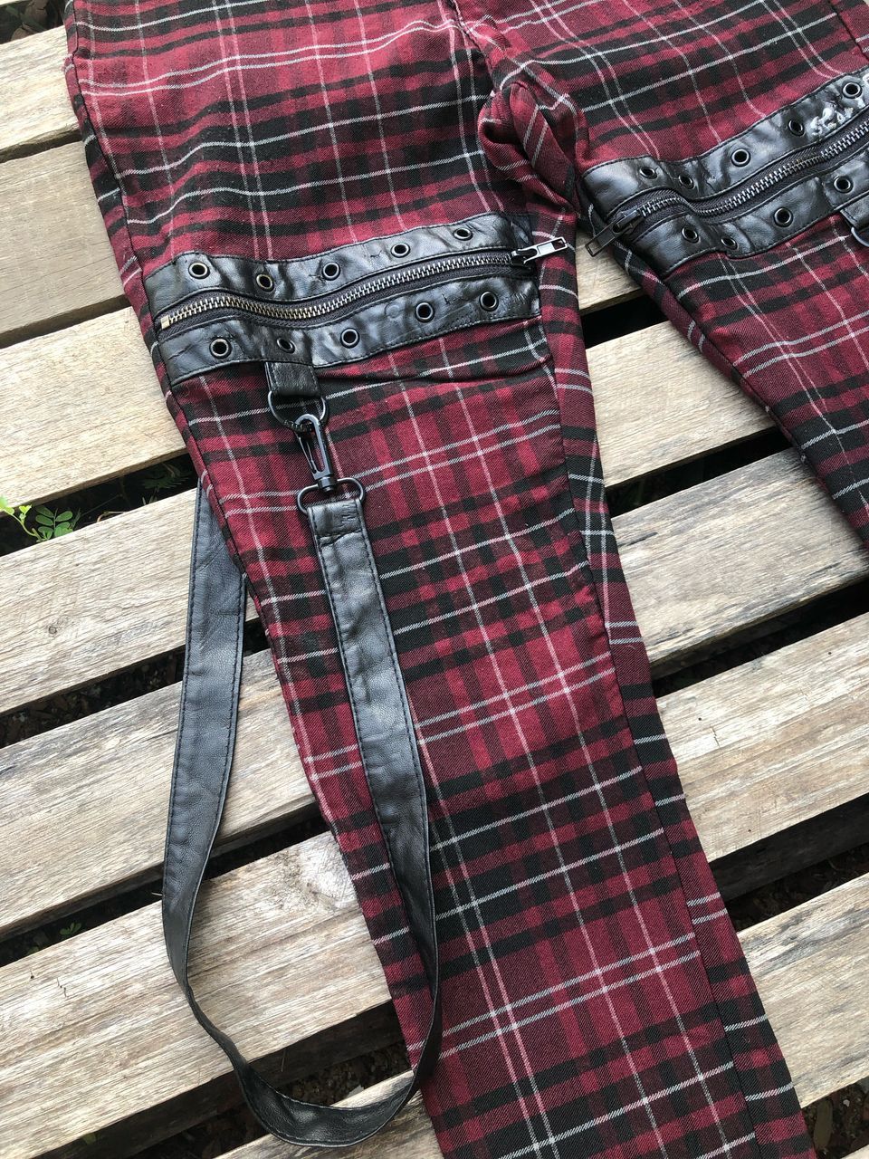If Six Was Nine × Killstar × Seditionaries Killstar Tartanarchist Pants Seditionaries Punk Bondage Size US 28 / EU 44 - 6 Thumbnail