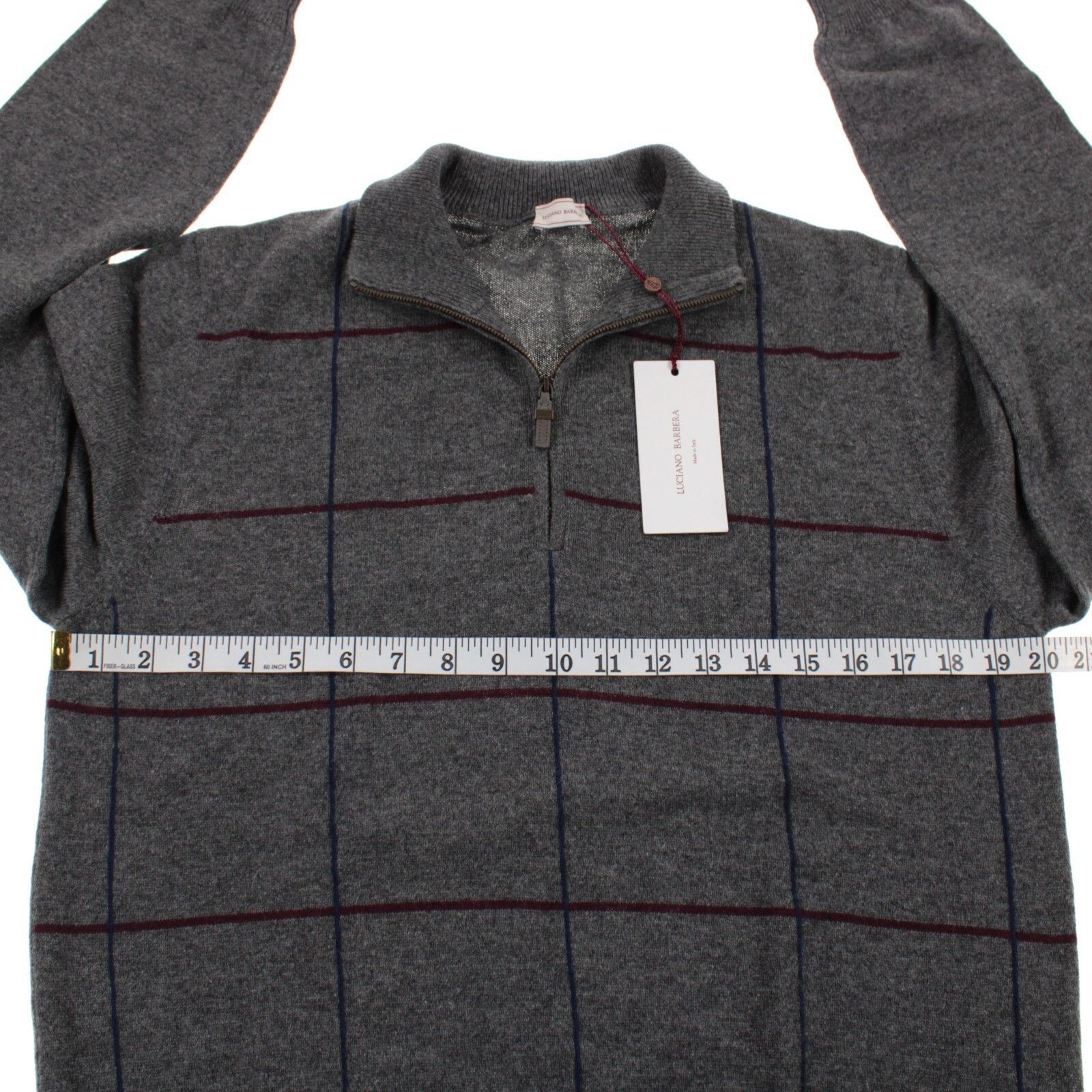 Luciano Barbera Luciano Barbera Sweater Size US L in Gray Size US L / EU 52-54 / 3 - 5 Thumbnail