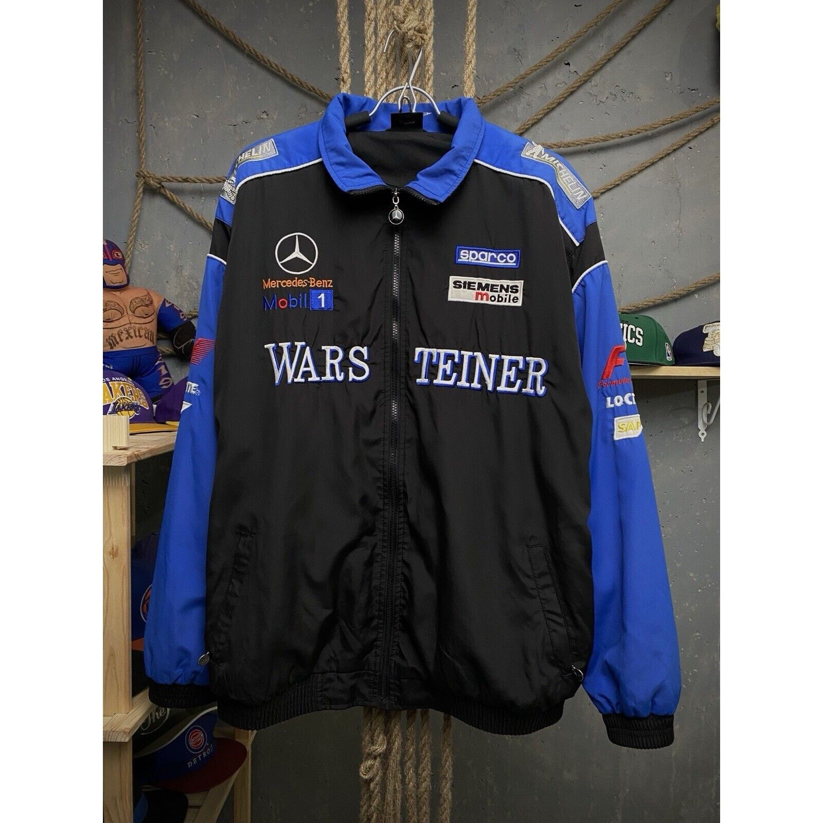 Mercedes-Benz McLaren ジャケット F1 Mercedes Mclaren Vintage Racing Embroidered Jacket - Etsy