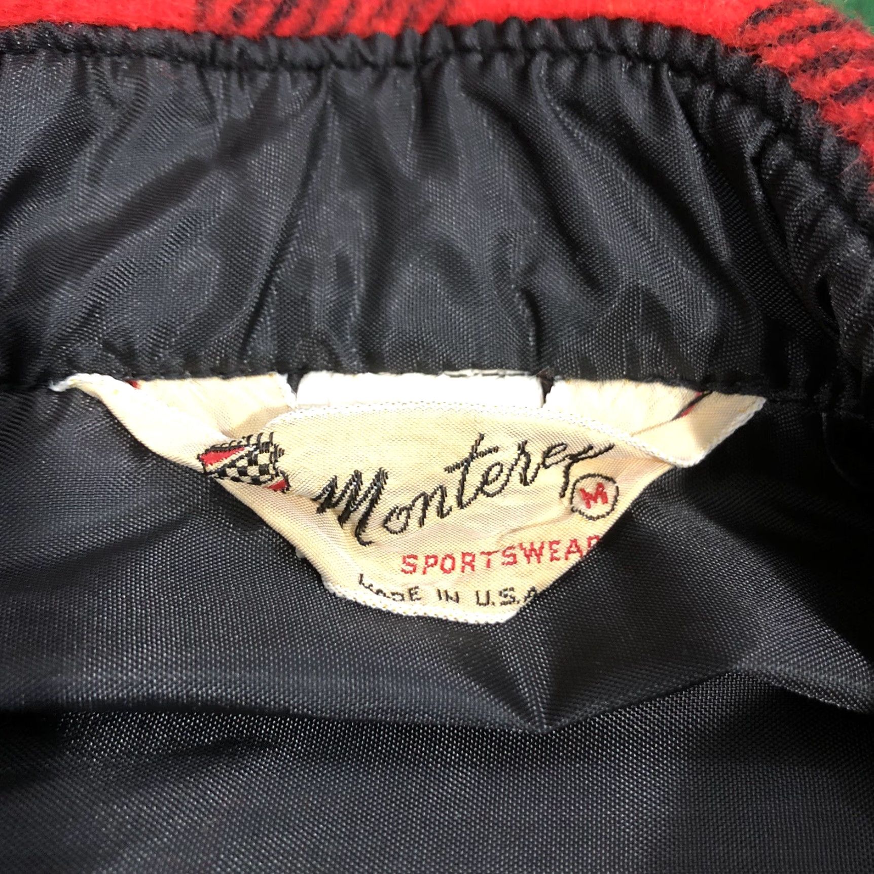 Vintage VINTAGE Monterey Mens Shirt Plaid Flannel Wool Red Black M USA Made Shirt Size US M / EU 48-50 / 2 - 3 Thumbnail