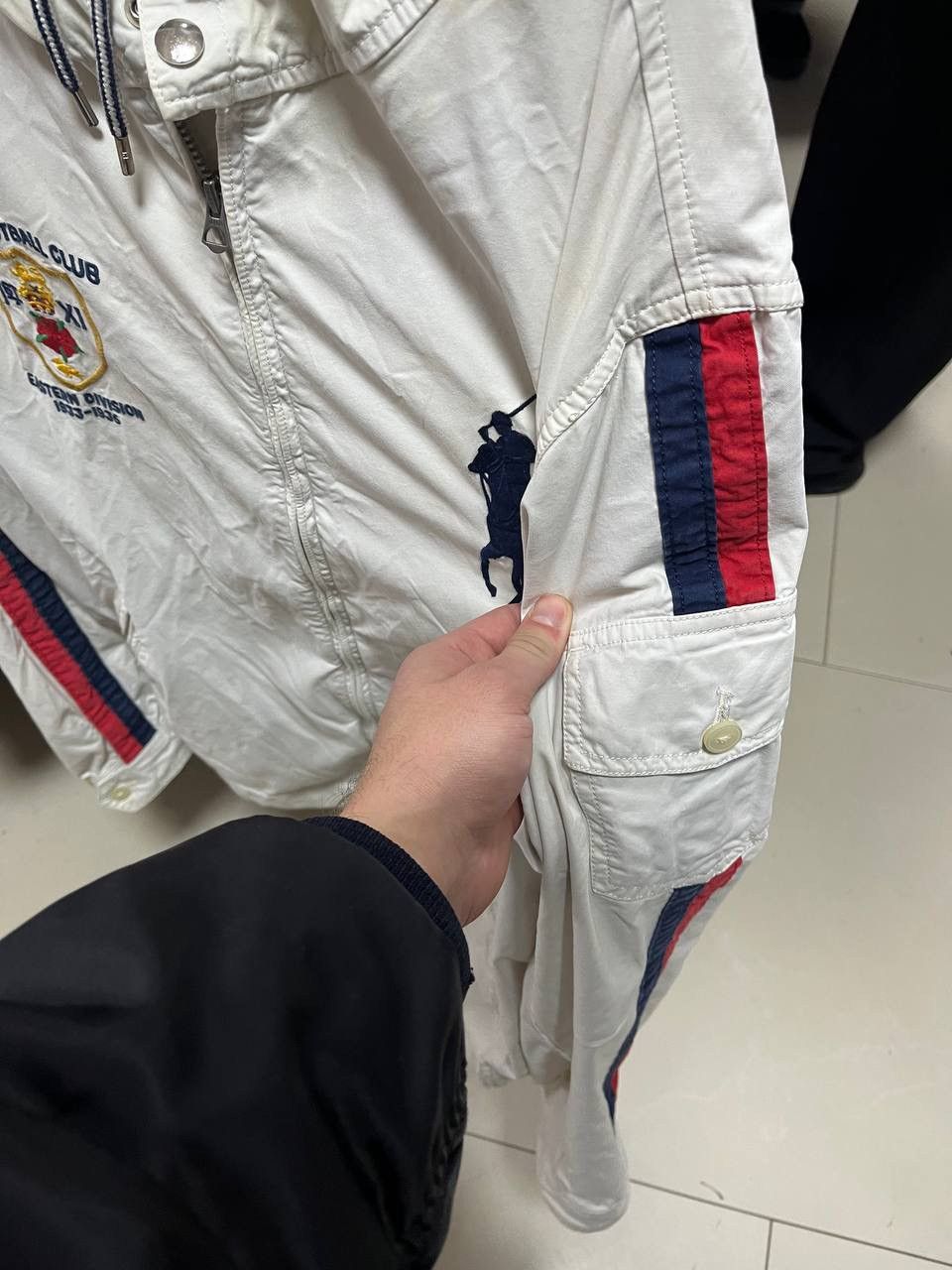 Polo Ralph Lauren Polo Ralph Lauren Vintage Hooded Jacket–Rare LPC Football Cl Size US XL / EU 56 / 4 - 4 Thumbnail