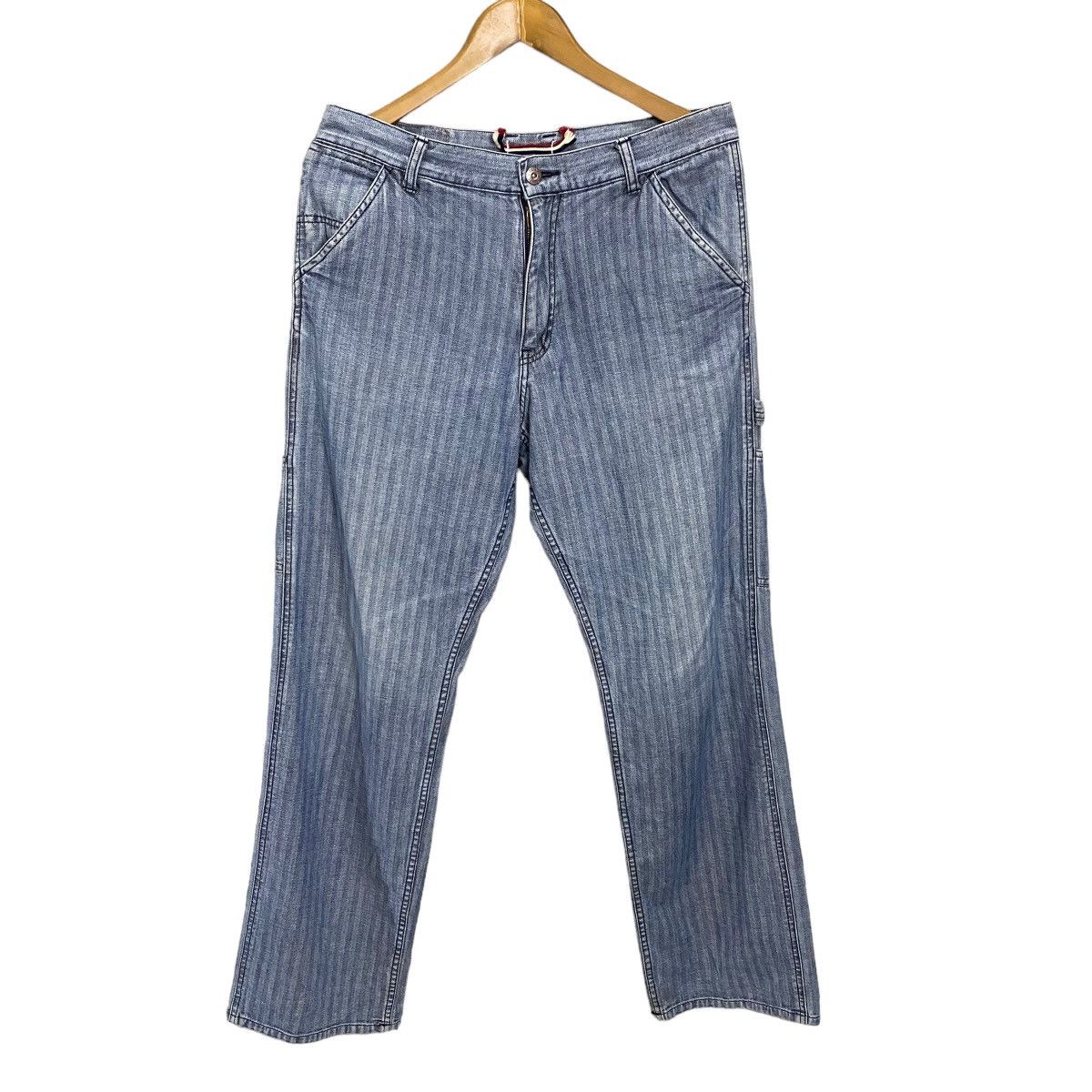 Tommy Hilfiger × Vintage Tommy Hilfiger Hikori carperter style denim pant Size US 33 - 11 Thumbnail