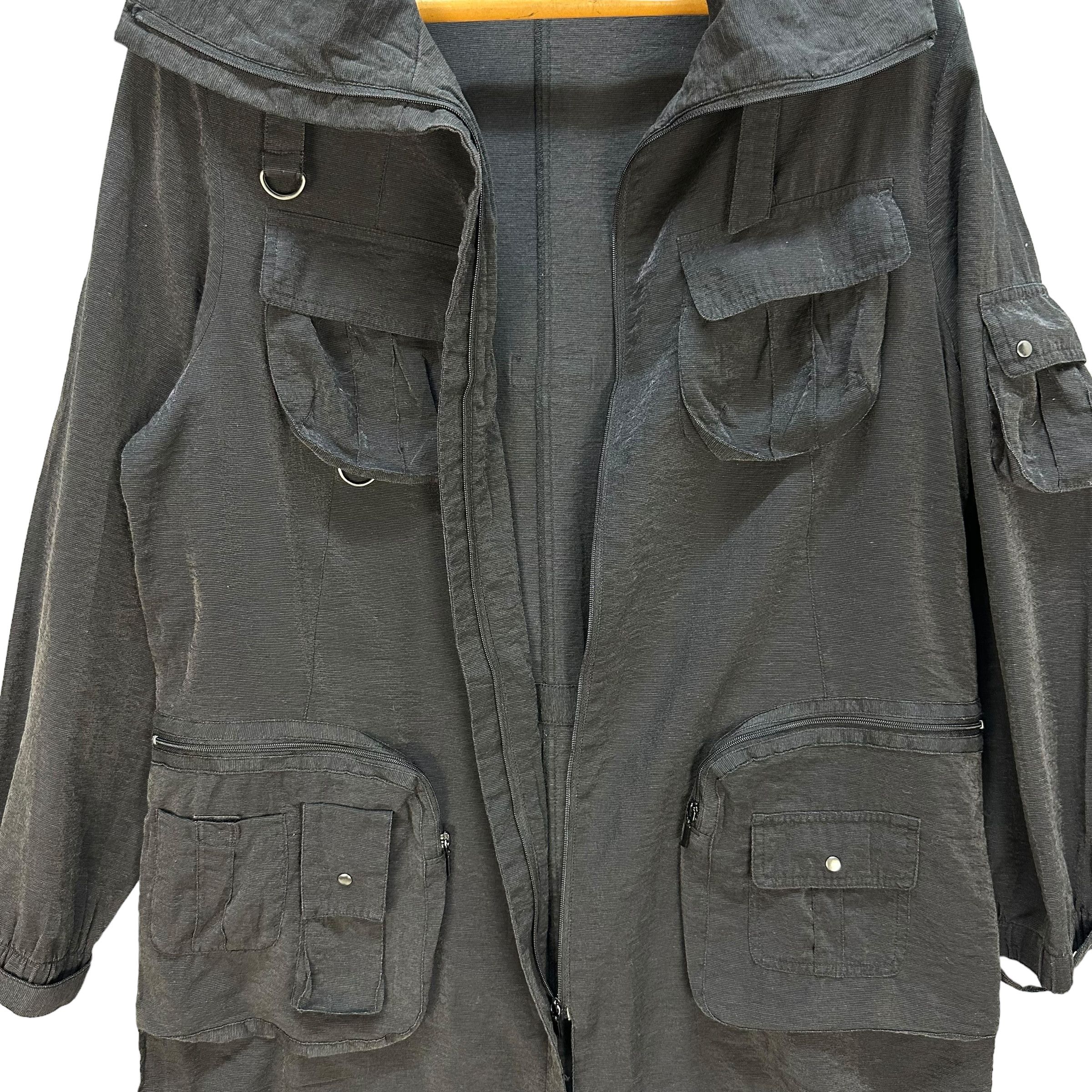 Japanese Brand EFAN Multipocket Avant Garde Jacket #A30-0688 Size M / US 6-8 / IT 42-44 - 8 Thumbnail