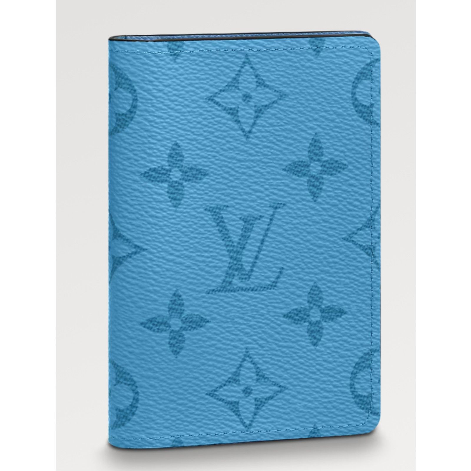 Louis Vuitton Louis Vuitton Blue Monogram Logo Pocket Organizer Wallet Size ONE SIZE - 2 Thumbnail