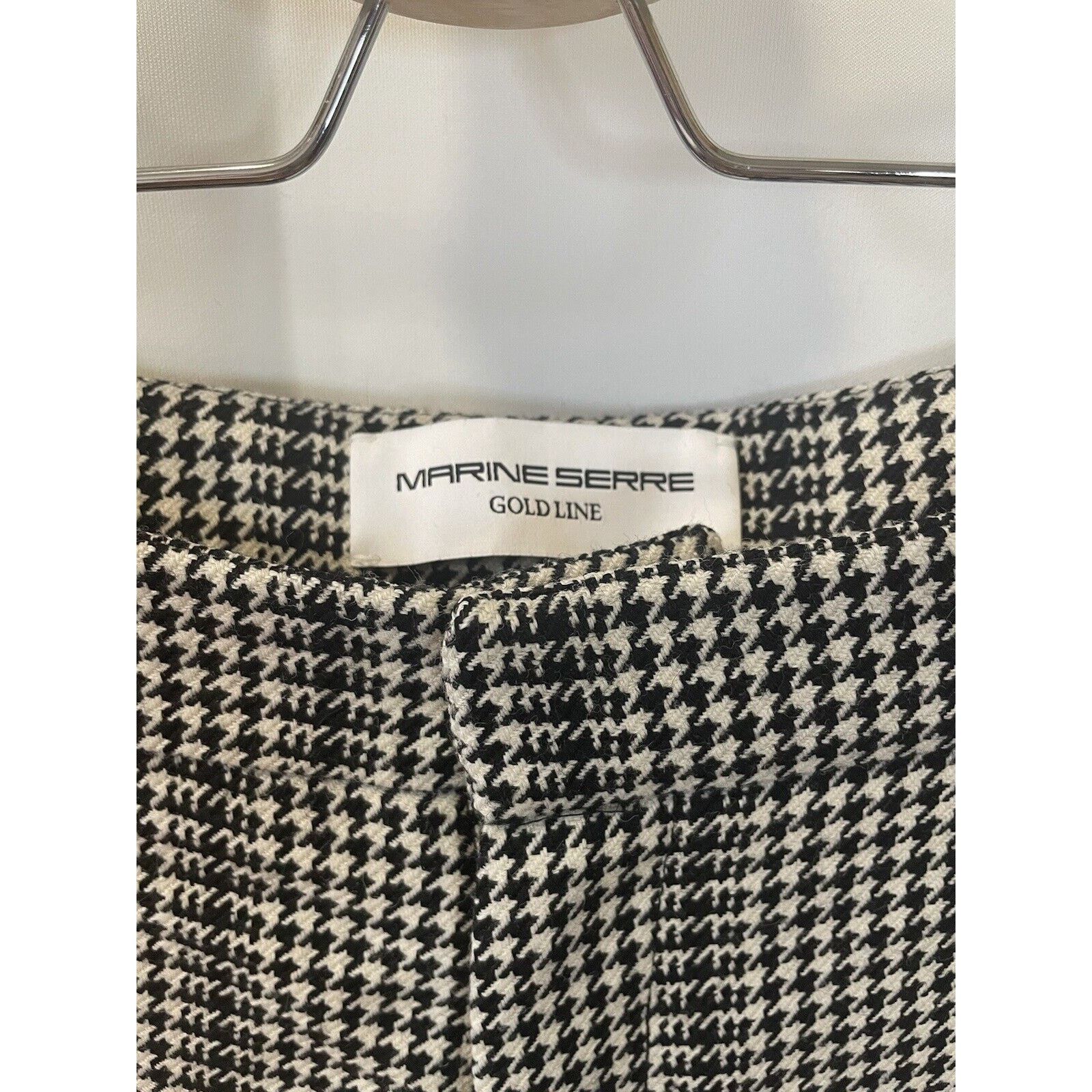 Marine Serre FW20 Marine Serre Houndstooth Check Wool Trousers Size XS Size US 28 / EU 44 - 3 Thumbnail