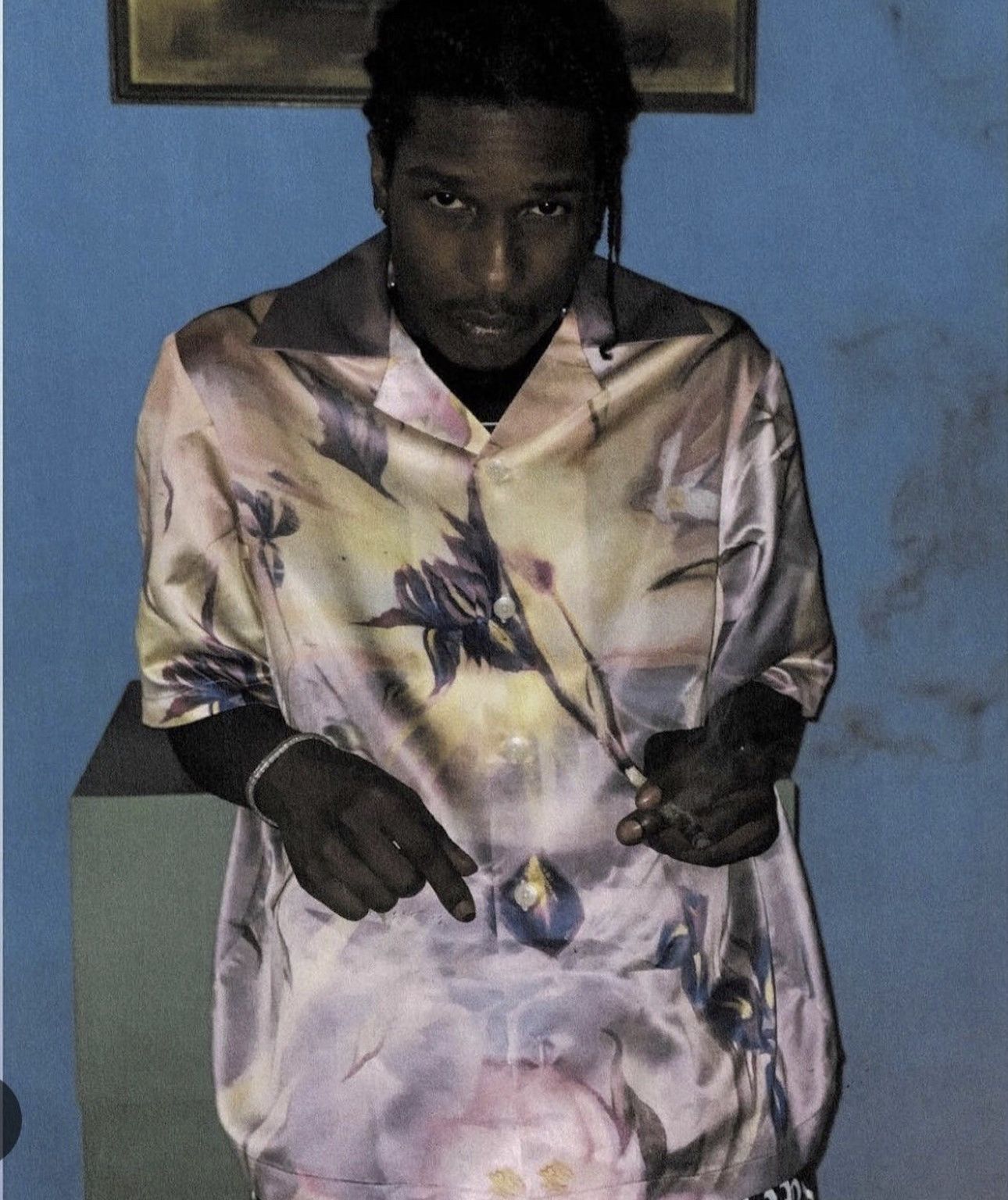 AWGE Necessity Sense x Cozy World Awge A$AP Rocky Silk Shirt Size US L / EU 52-54 / 3 - 2 Thumbnail