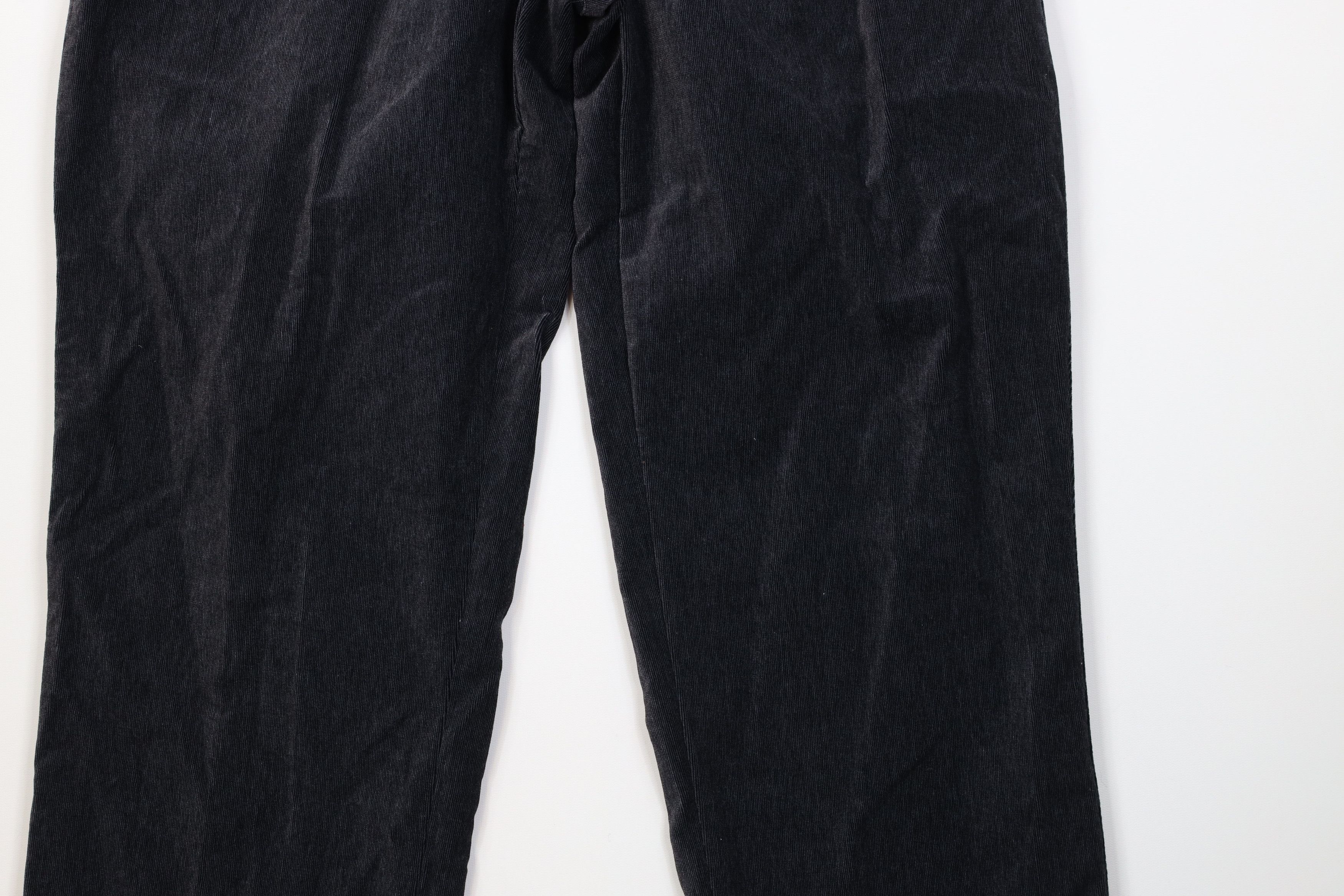 Vintage Vintage 90s Streetwear Wide Leg Corduroy Chino Pants Gray Size US 34 / EU 50 - 4 Thumbnail