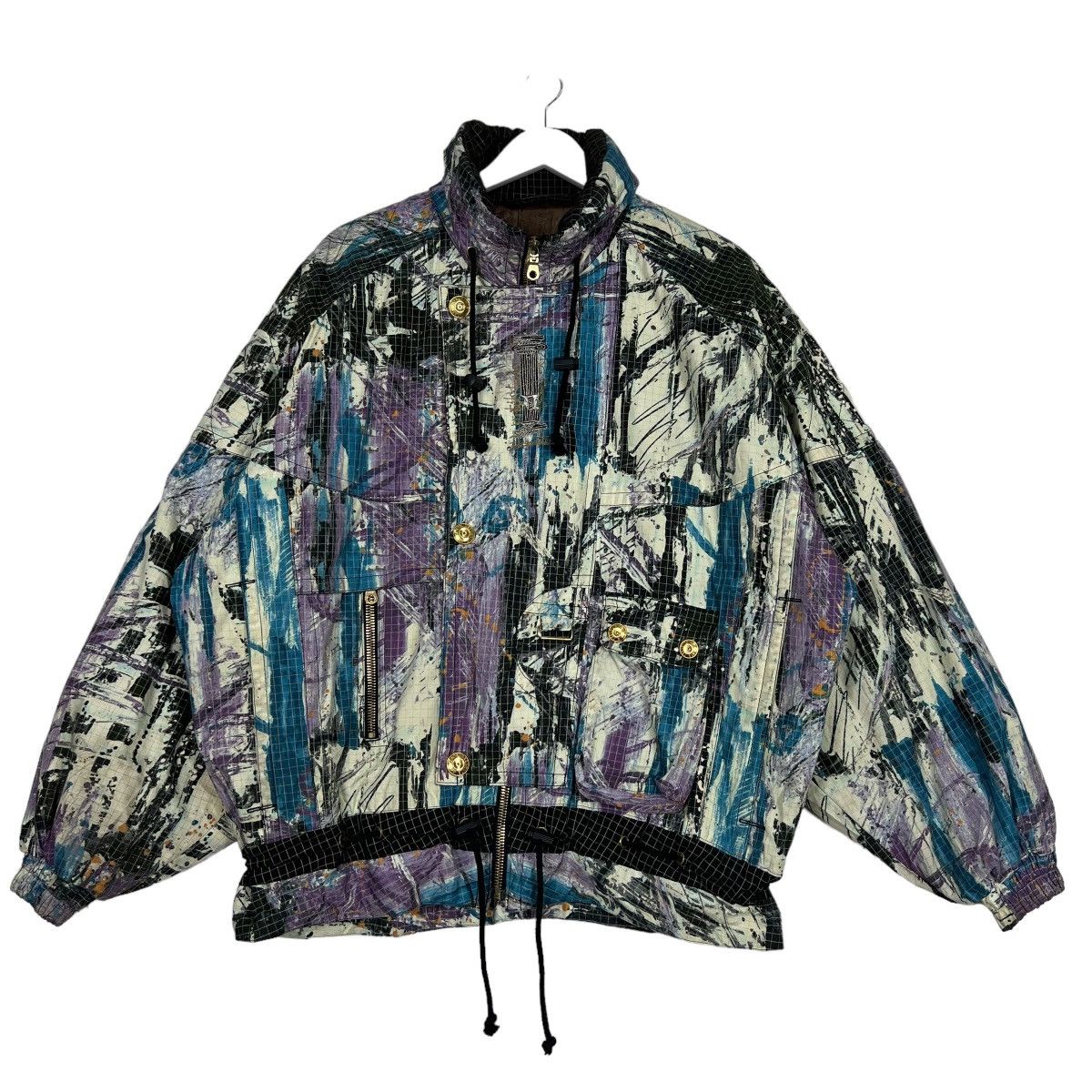 Descente 90s VINTAGE DESCENTE PAIN SPLASH ASTROS BOMBER JACKET Size US L / EU 52-54 / 3 - 1 Thumbnail