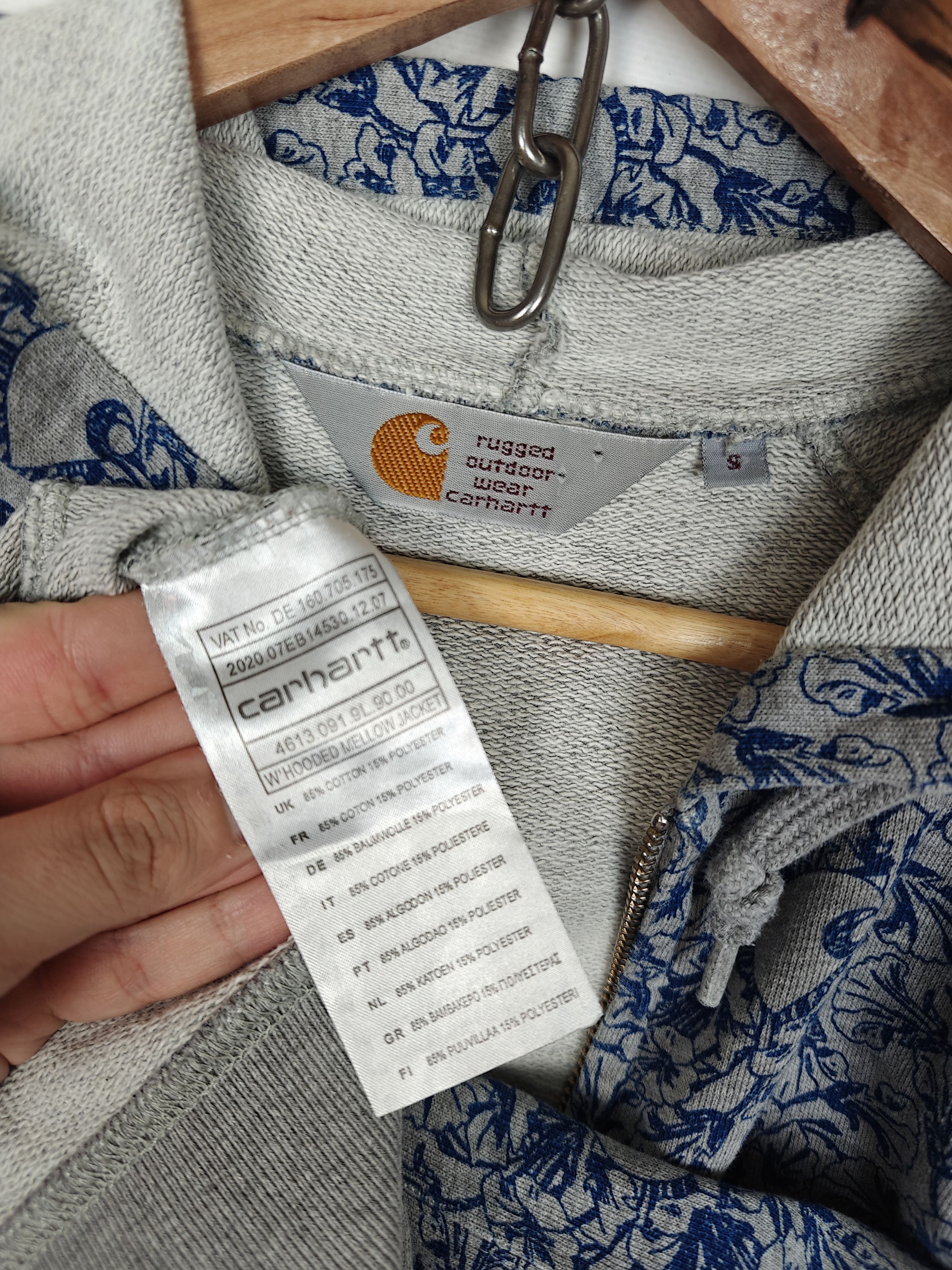 Carhartt Carhartt Hooded Mellow Jacket Zip size S Size S / US 4 / IT 40 - 9 Thumbnail