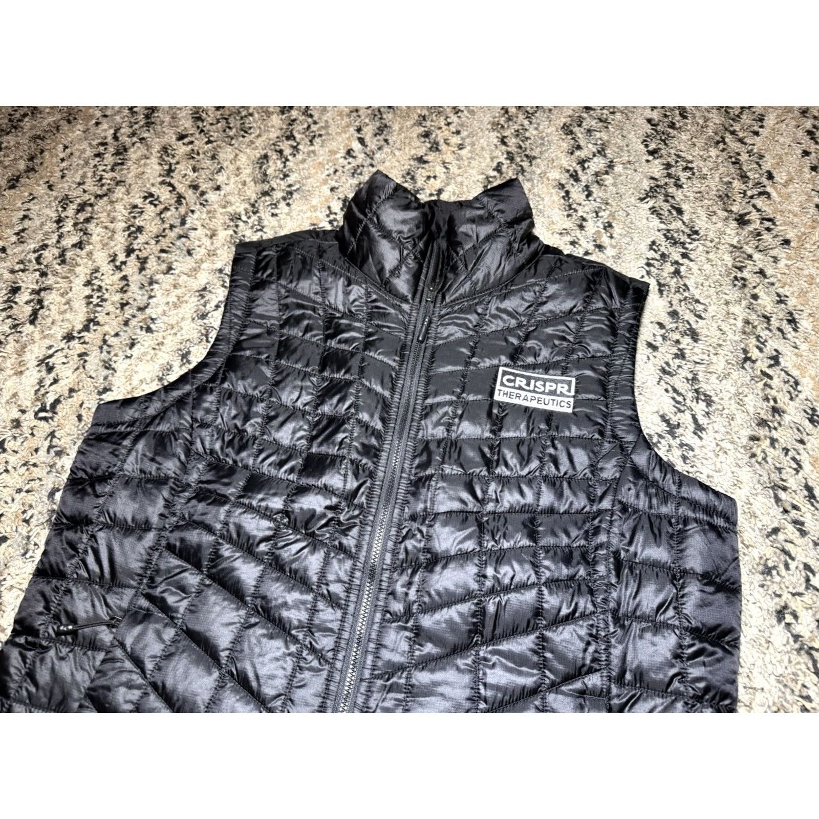 The North Face VINTAGE: The North Face Vest Womens Medium Black TNF ThermoBall Puffer Full Zip CRISPR Size M / US 6-8 / IT 42-44 - 3 Thumbnail