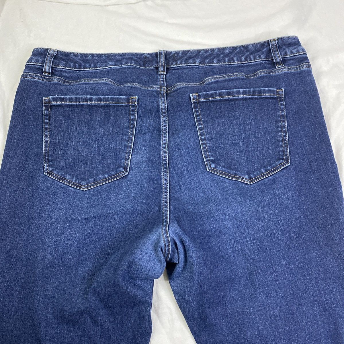 Other Lane Bryant Jeans Women's Plus Sz 20 Capri Stretch EUC Size 42" / US 20 - 5 Thumbnail