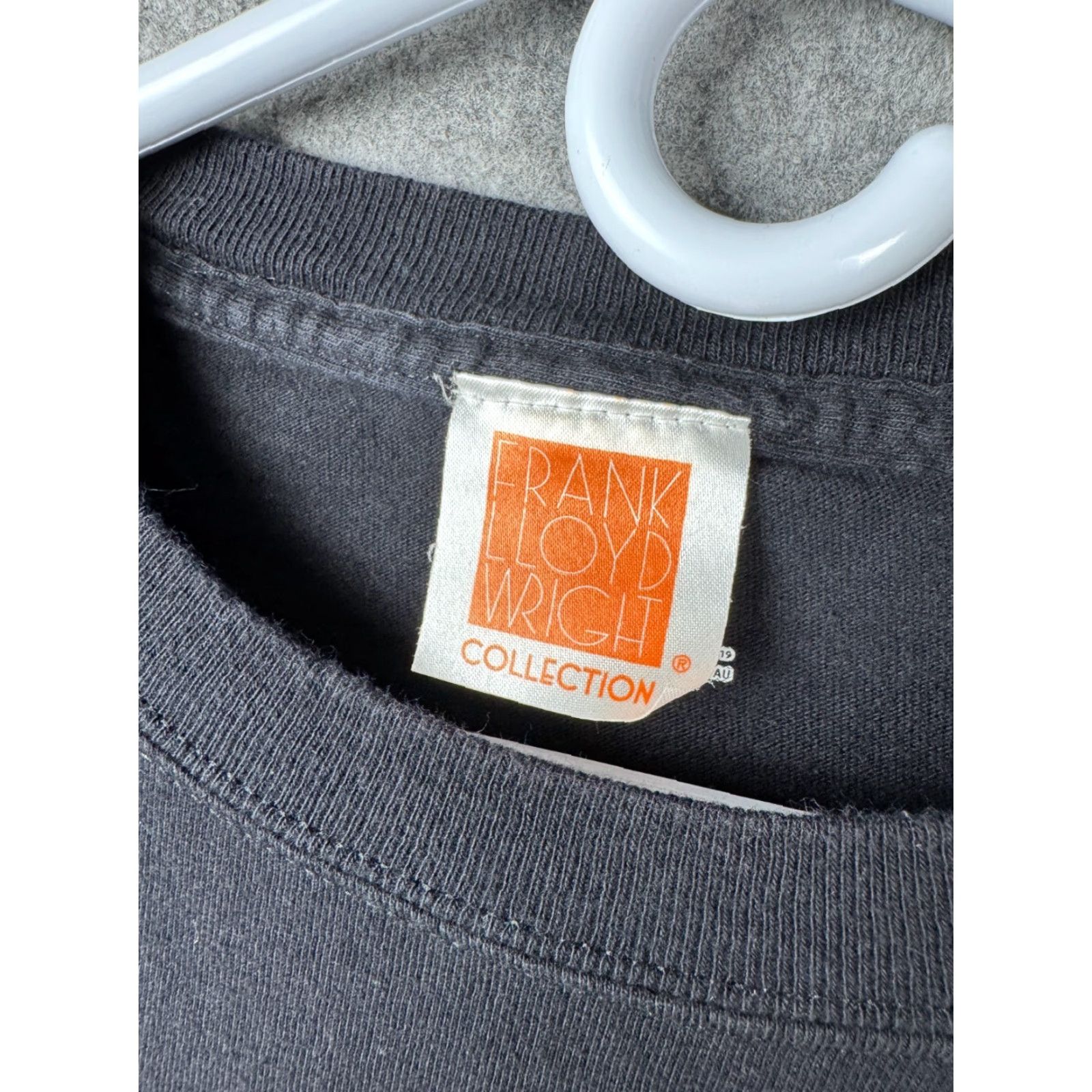 VINTAGE Hanes Beefy-T Frank Lloyd Wright Shirt Men's L Black