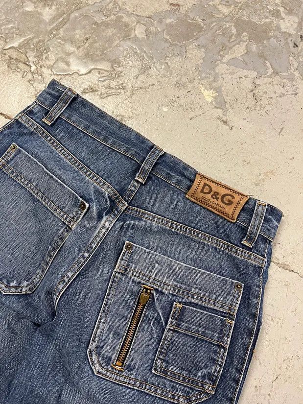 Designer × Dolce & Gabbana × Vintage SS2006 Dolce & Gabbana Blue Denim Shorts Size US 30 / EU 46 - 7 Thumbnail