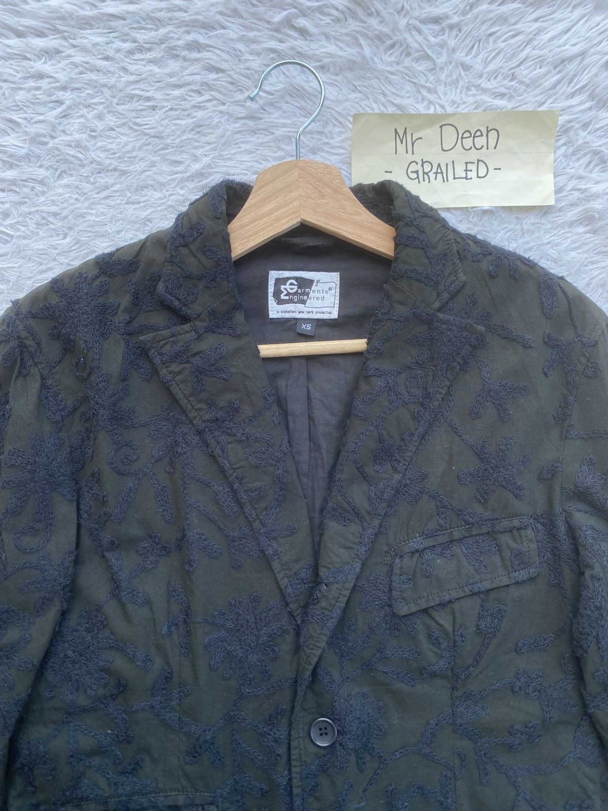 Engineered Garments Engineered Garments Chain Stitch Florals Embroidery Jacket Size XS / US 0-2 / IT 36-38 - 12 Thumbnail