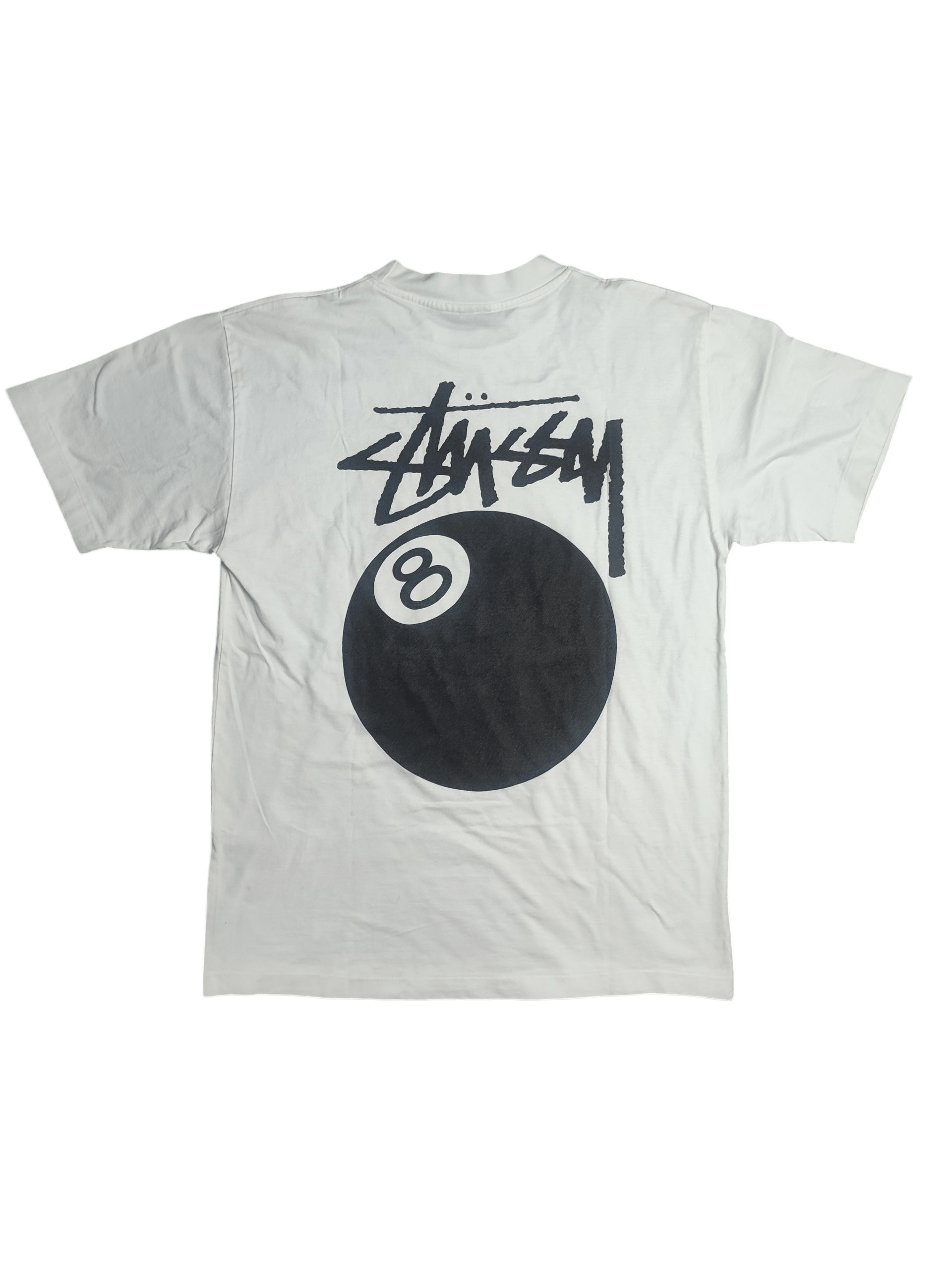 Stussy [DELETED] Stussy 8 Ball 1980s Vintage Tshirt Size US M / EU 48-50 / 2 - 5 Thumbnail