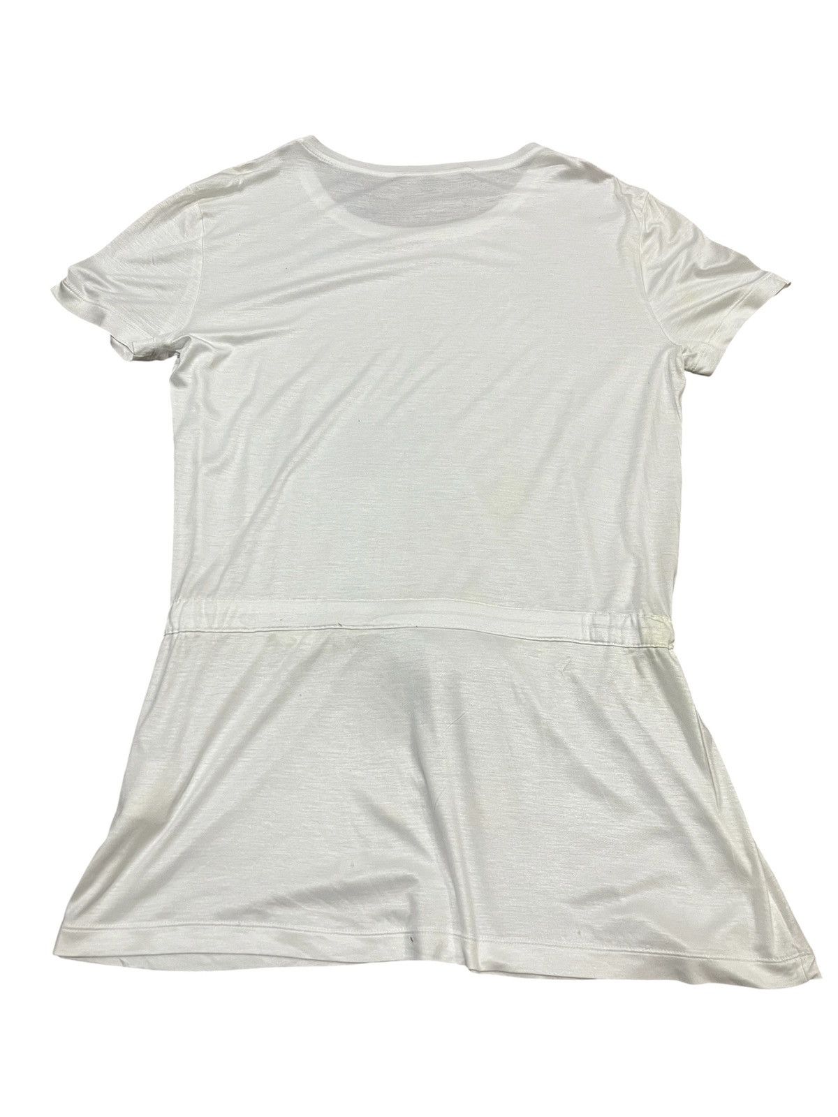 Gucci Gucci White Modal Web Belt Top L Size L / US 10 / IT 46 - 2 Thumbnail