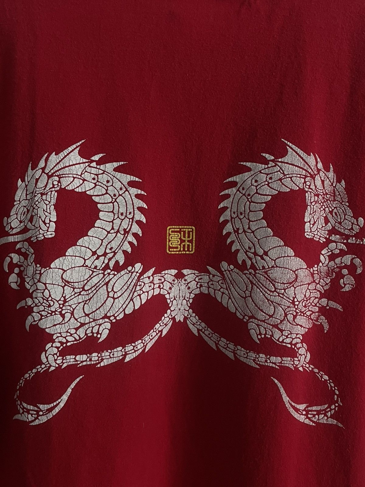 Stussy Vintage 90’s Stussy Japan Dragon Logo T-Shirt RARE Size US XL / EU 56 / 4 - 6 Thumbnail