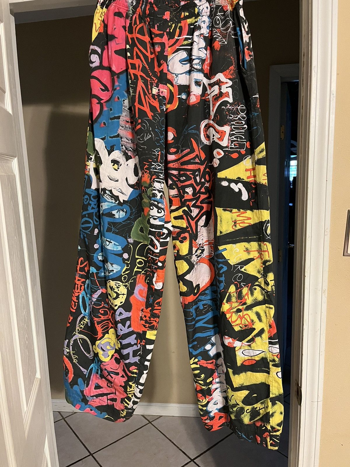 Vetements Graffiti Pants | Grailed