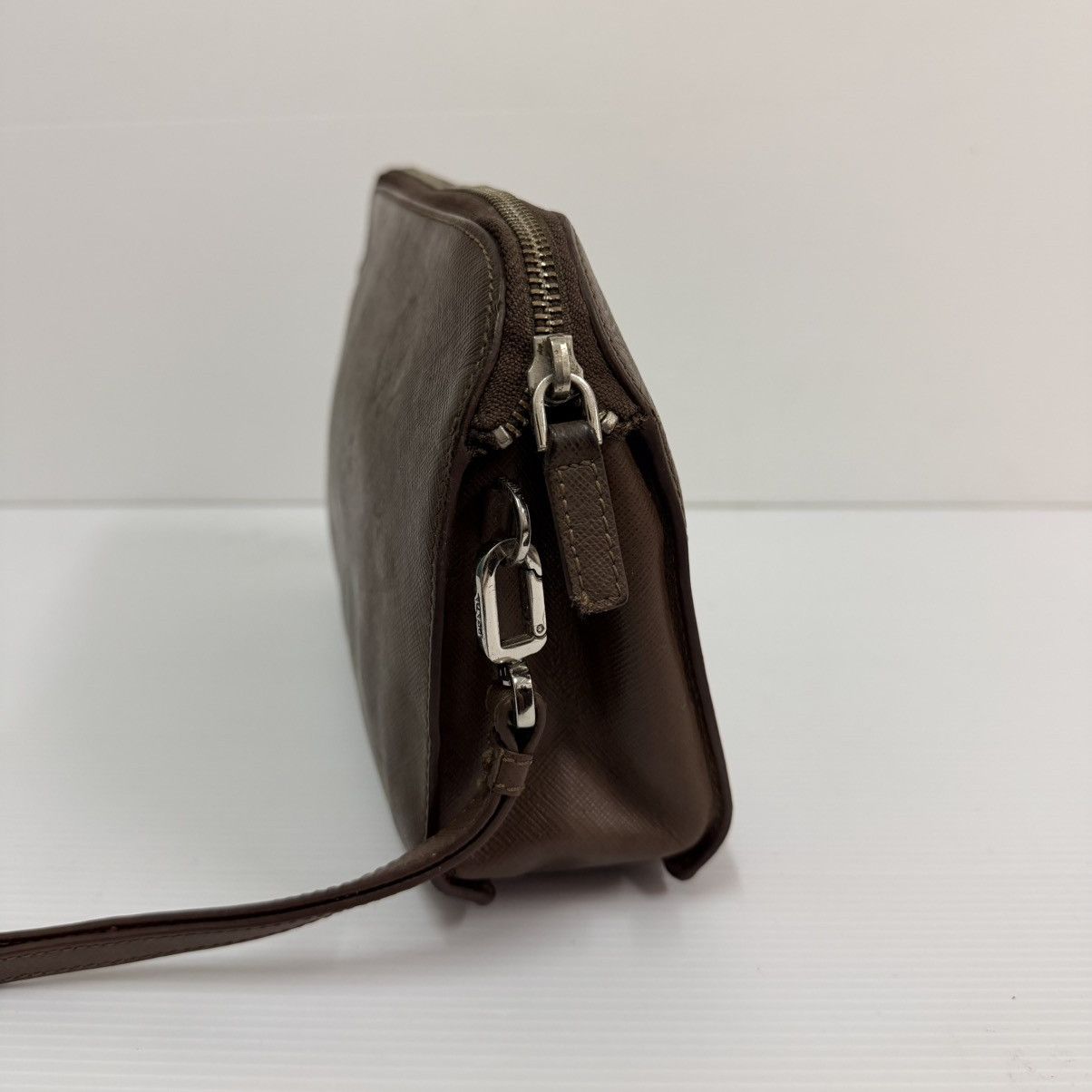 Prada Prada Leather Clutch Bag Size ONE SIZE - 5 Thumbnail